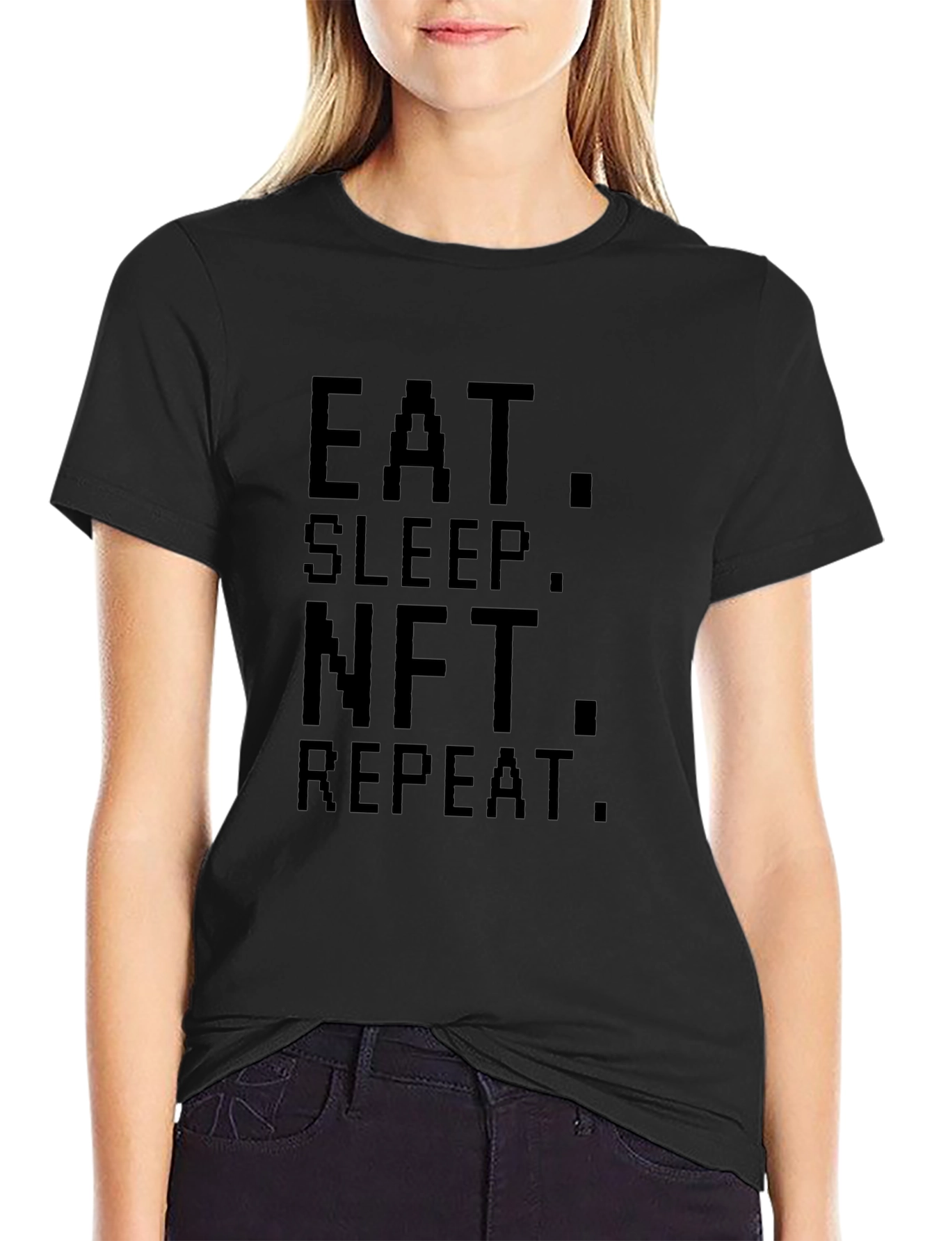 Eat Sleep NFT Repeat T-Shirt