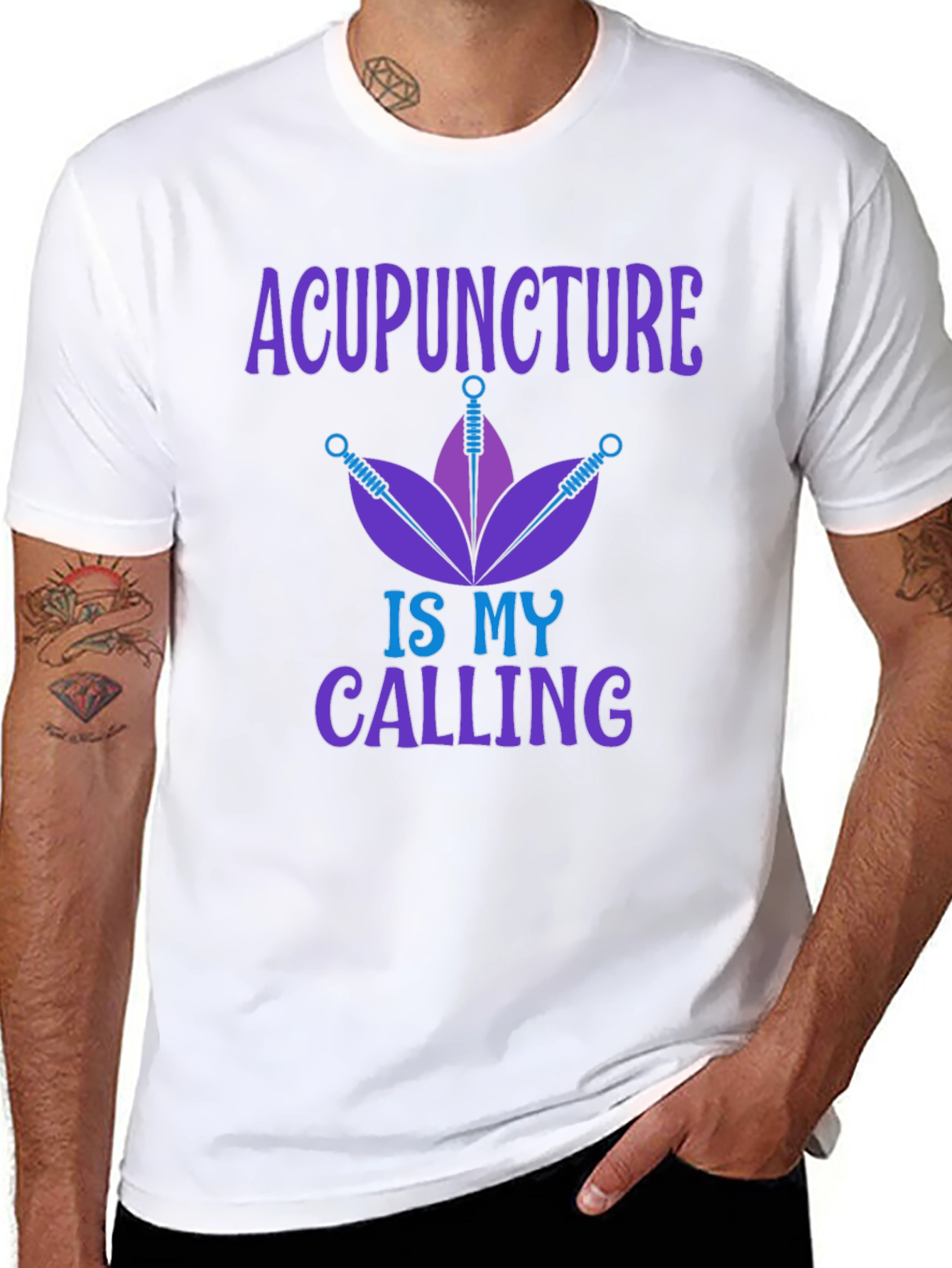 Acupuncture Is My Calling - Graphic T-Shirt