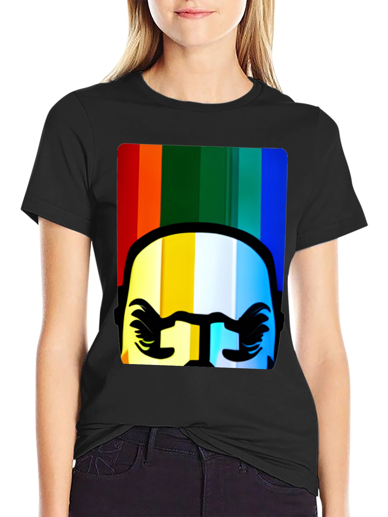 Rainbow Rider T-Shirt - Unique Graphic Tee