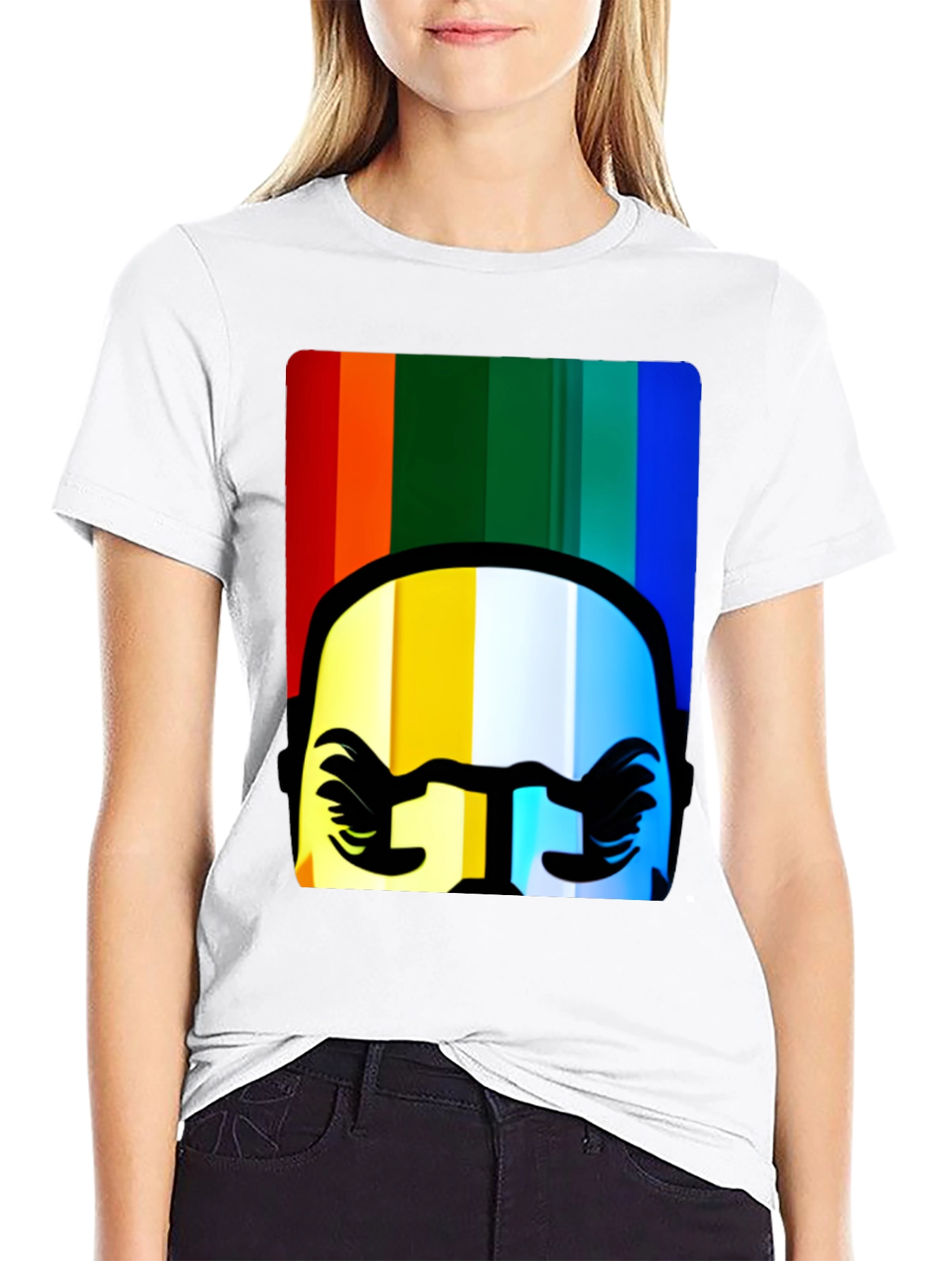 Rainbow Rider T-Shirt - Unique Graphic Tee