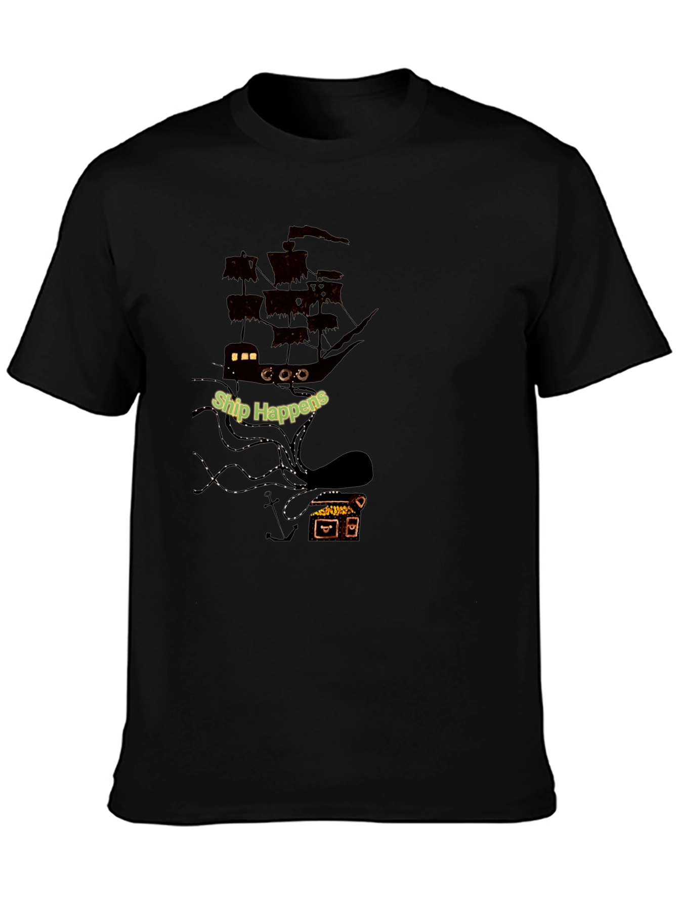 Ship Happens Kraken Graphic T-Shirt