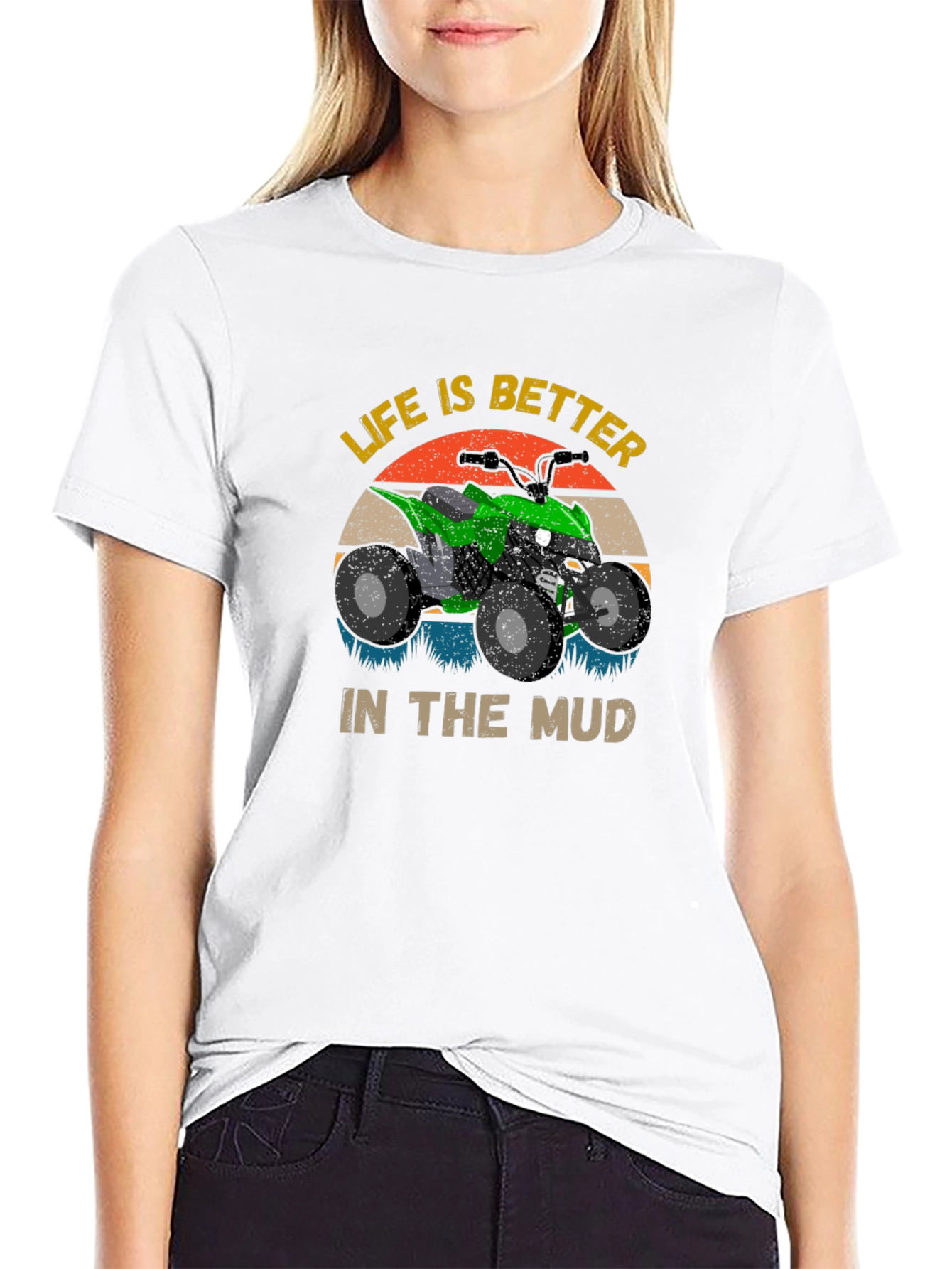 Life is Better in the Mud ATV T-Shirt