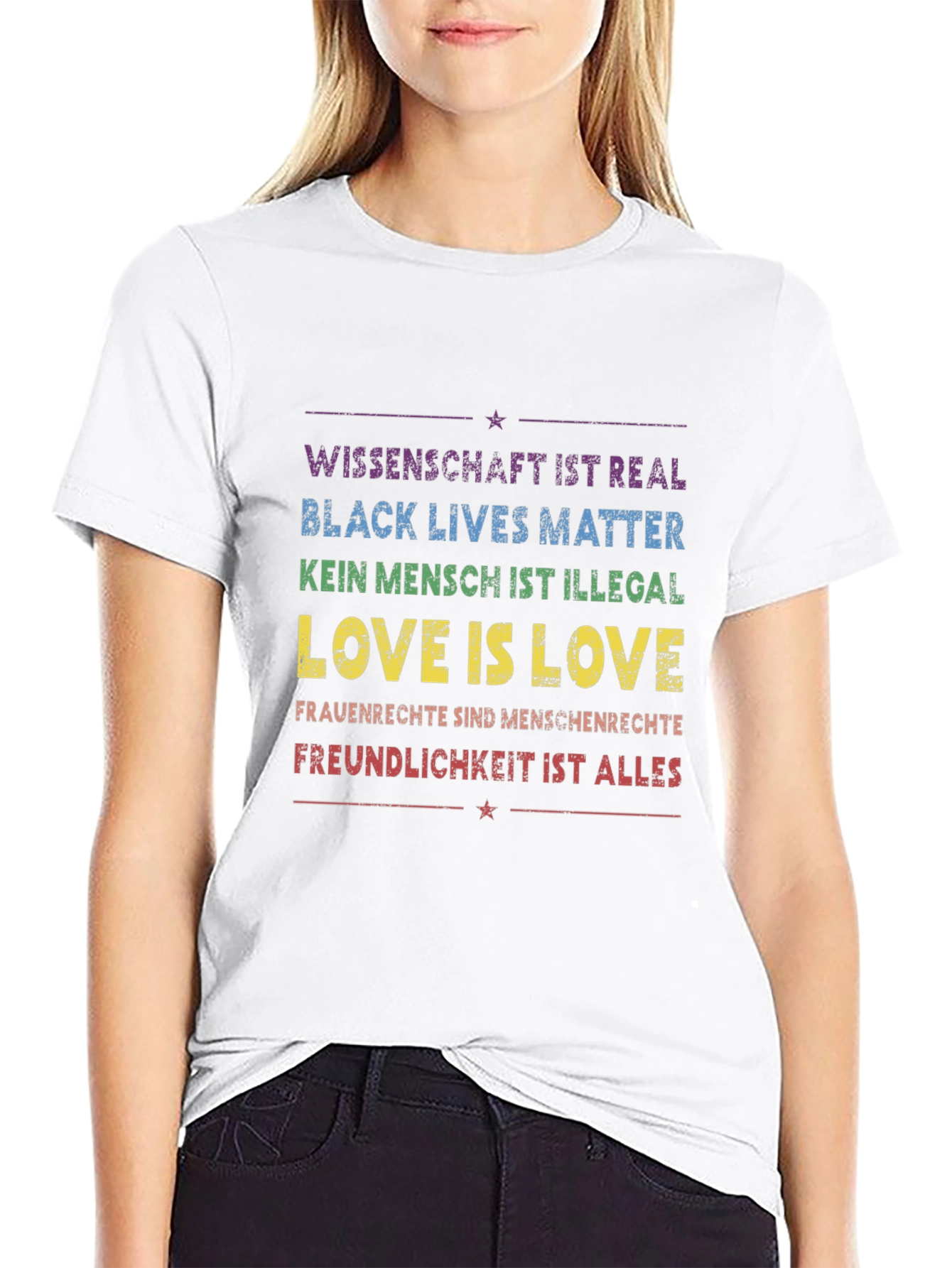 Equality Statement Tee: Science Love Rights