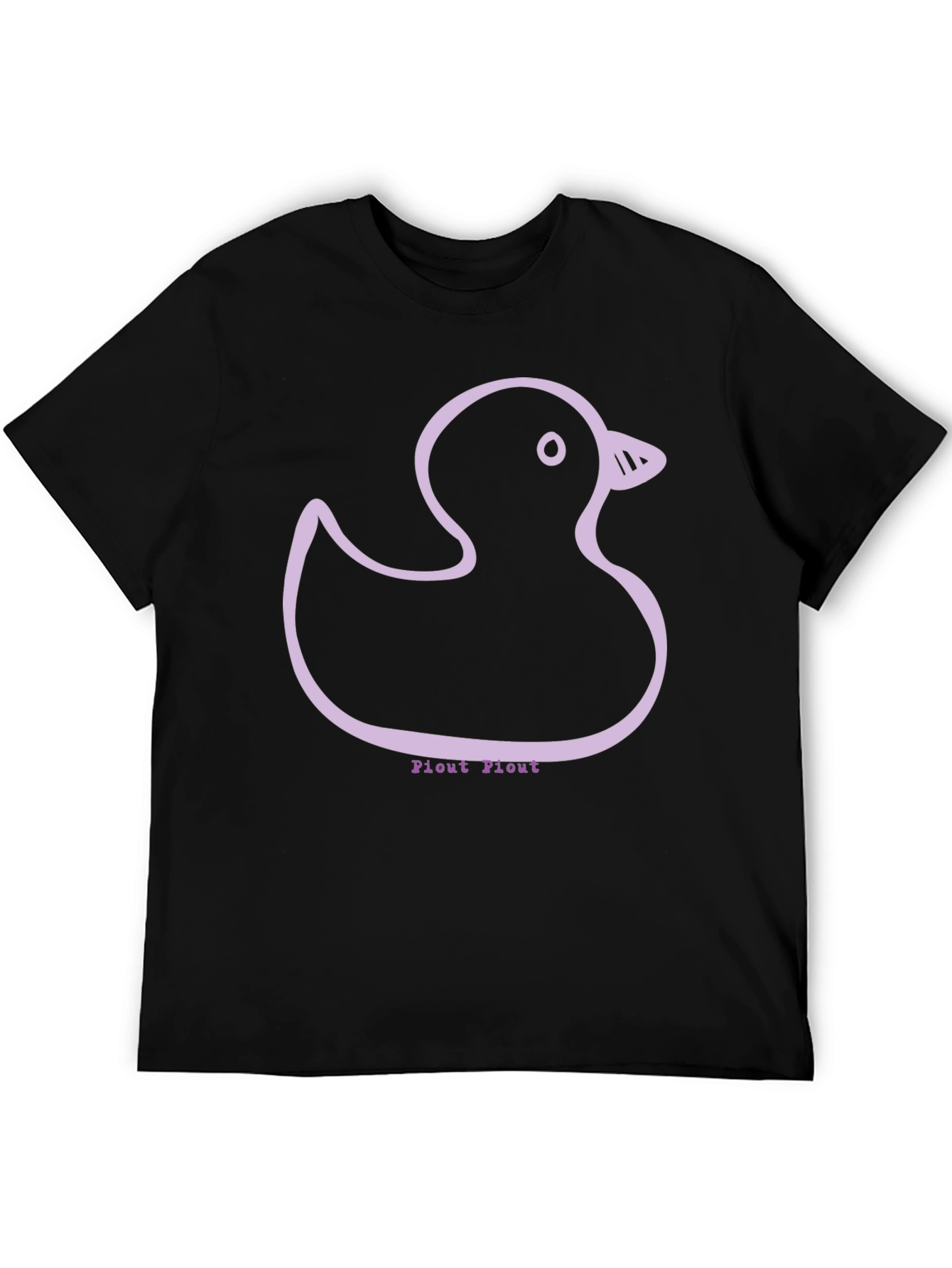 Duck T-Shirt - Casual Black Tee with Duck Design