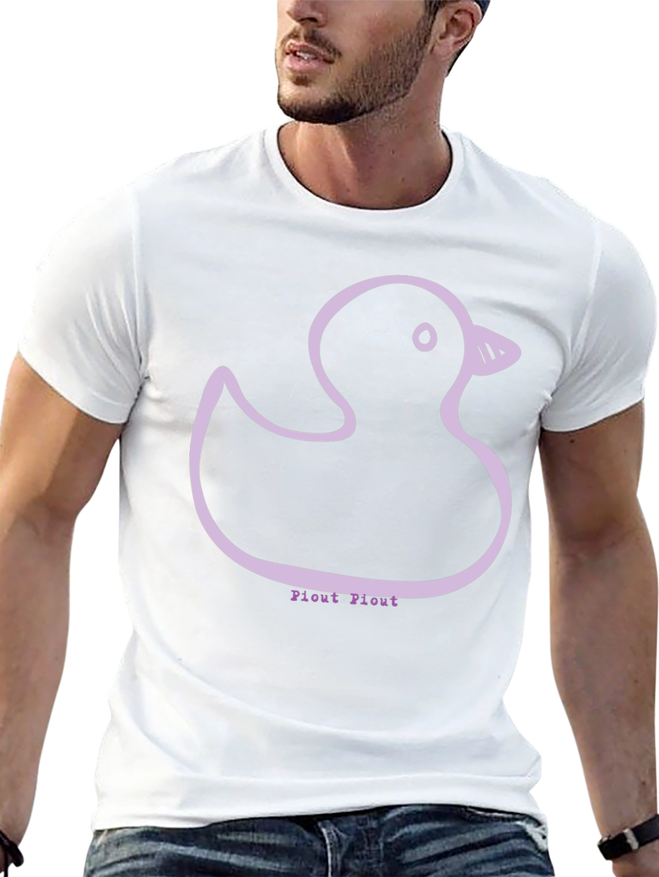 Duck T-Shirt - Casual Black Tee with Duck Design