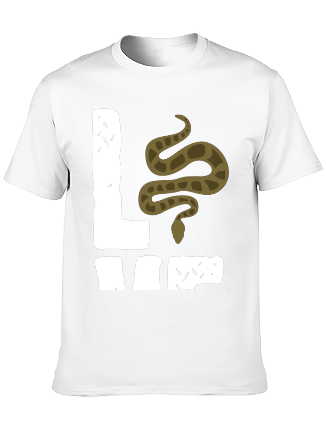 Snakes and Letters Black T-Shirt