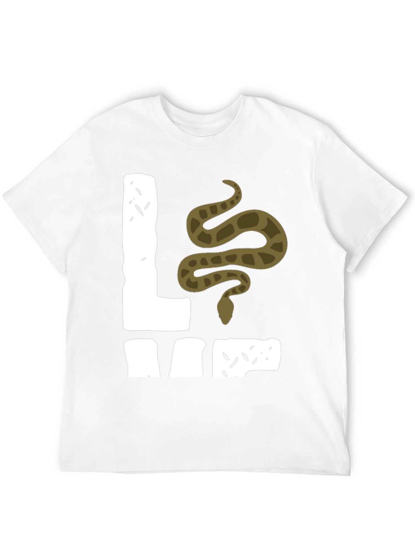Snakes and Letters Black T-Shirt