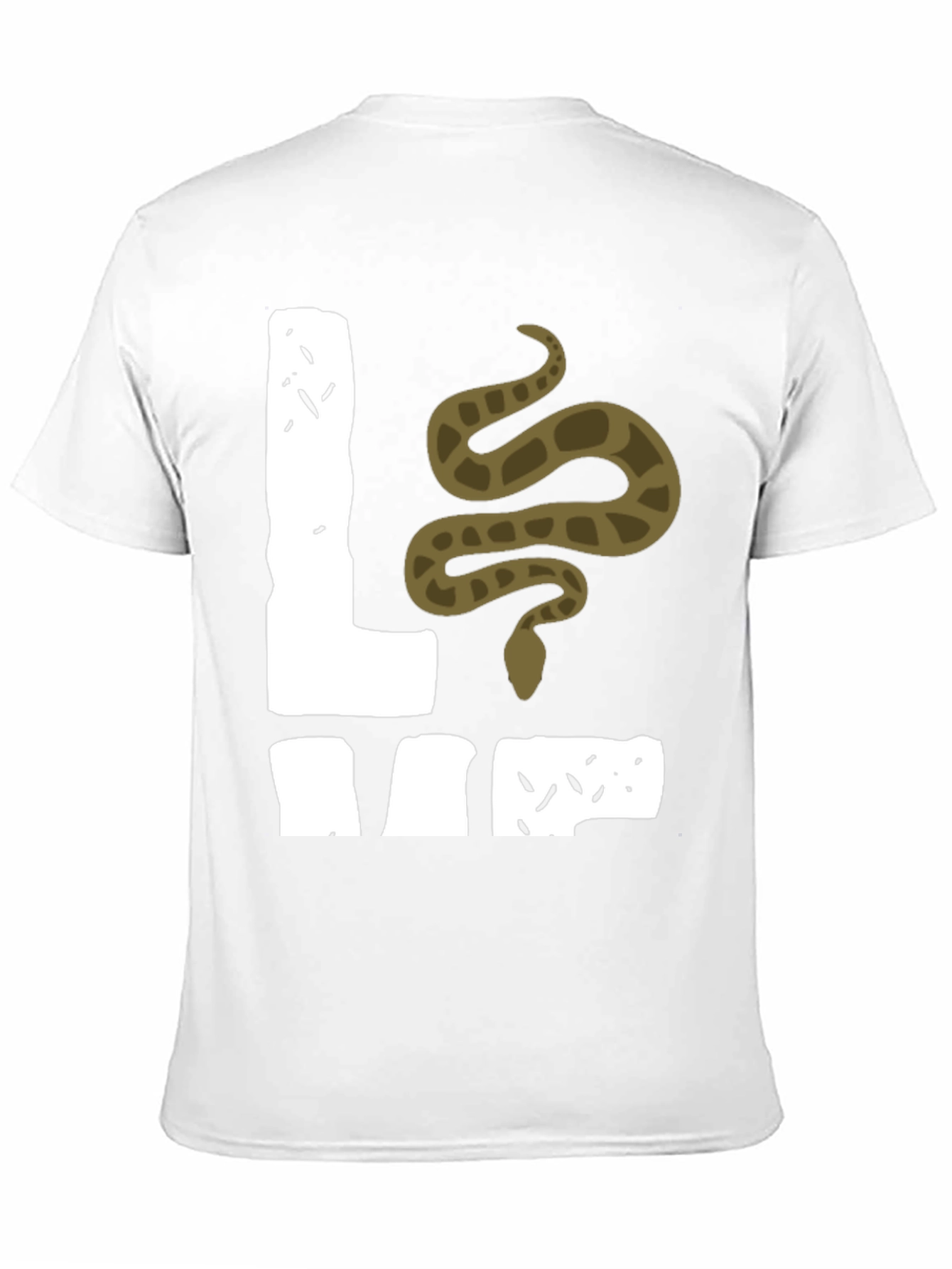 Snakes and Letters Black T-Shirt