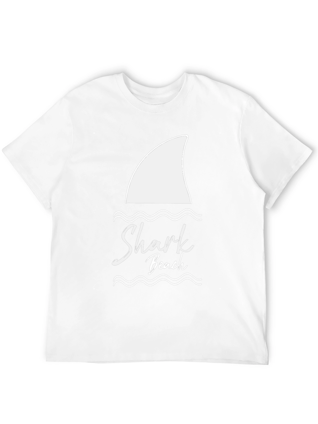 Shark Beach Graphic Tee - Black