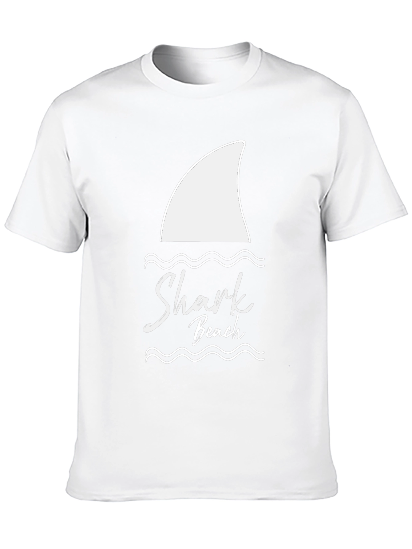 Shark Beach Graphic Tee - Black