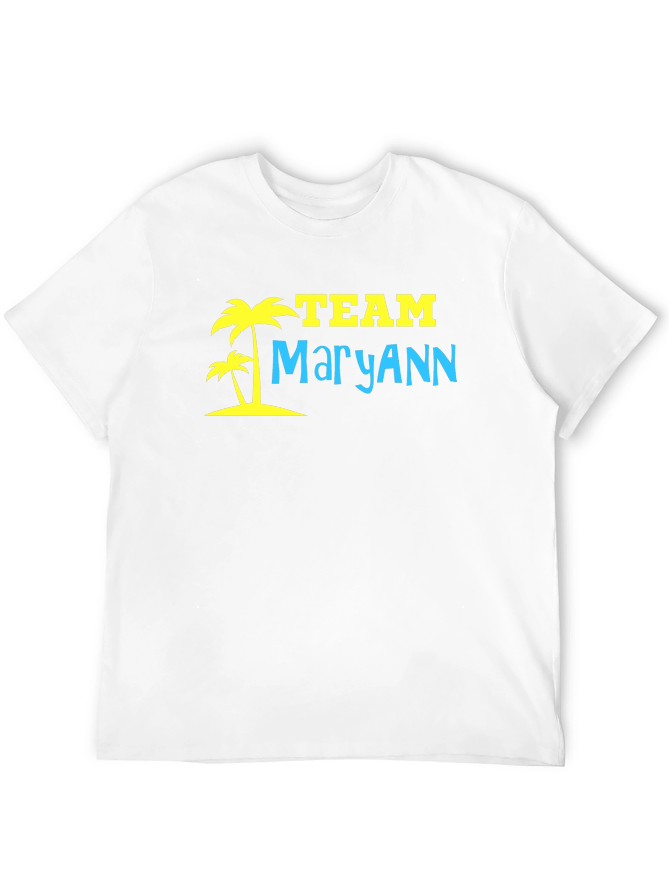 Team MaryAnn Palm Tree T-Shirt - Black