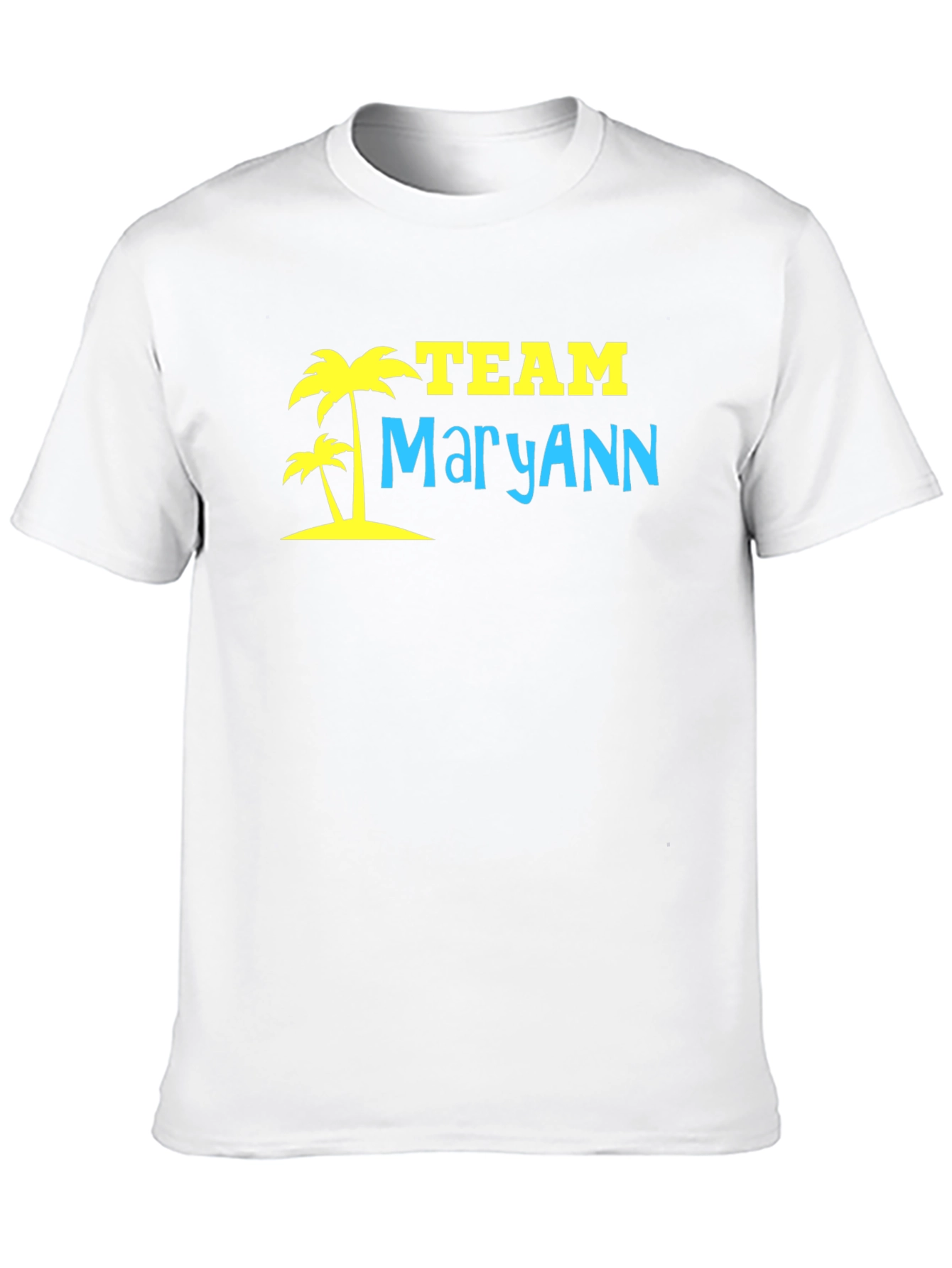 Team MaryAnn Palm Tree T-Shirt - Black