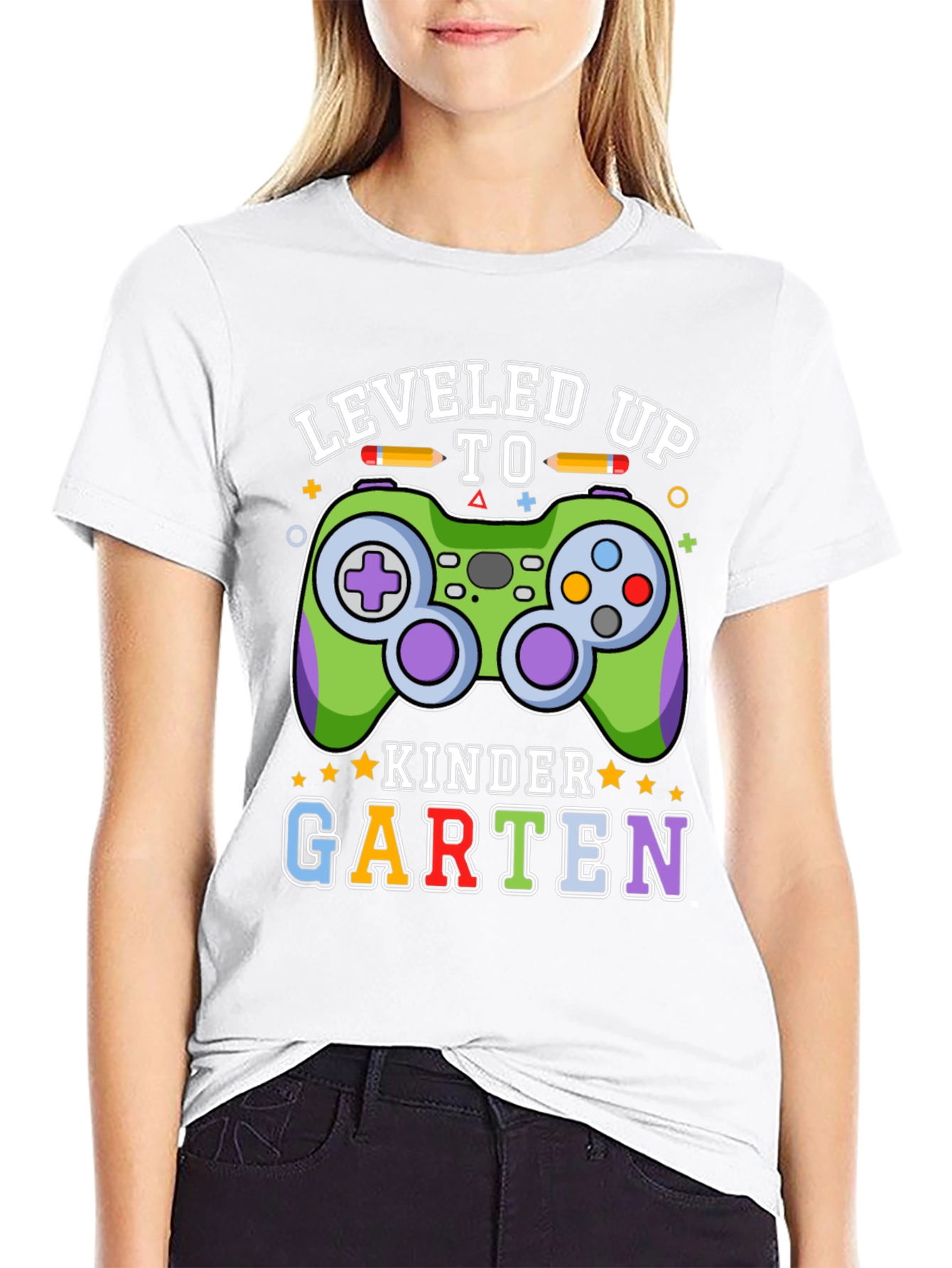 Leveled Up to Kindergarten Gamer T-Shirt