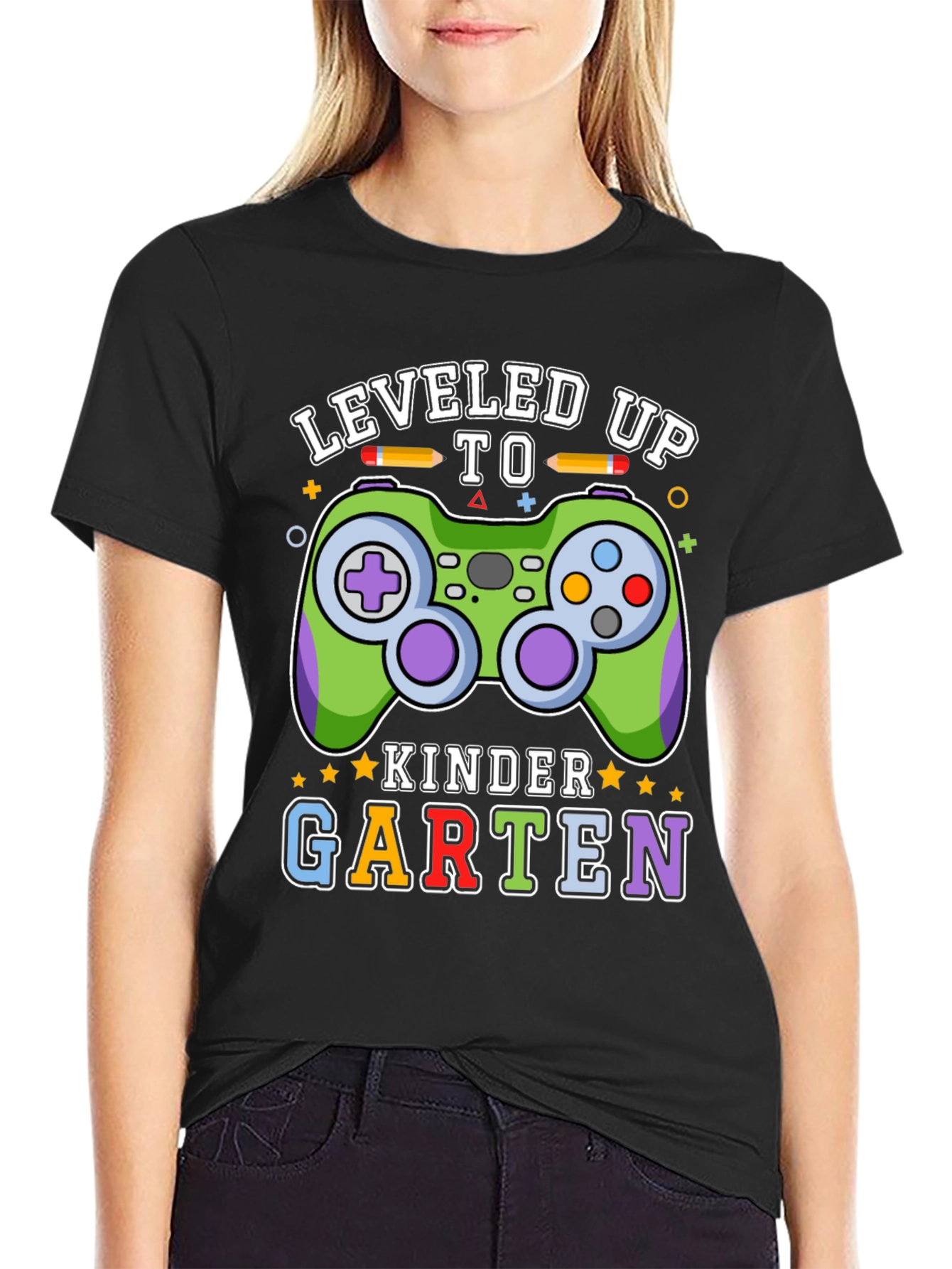 Leveled Up to Kindergarten Gamer T-Shirt