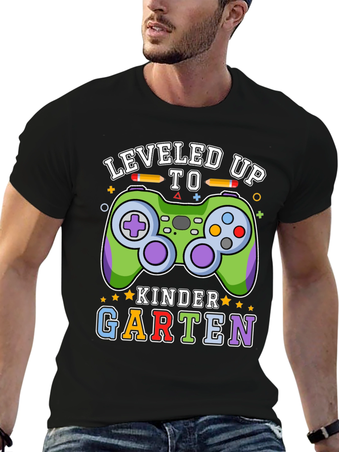 Leveled Up to Kindergarten Gamer T-Shirt