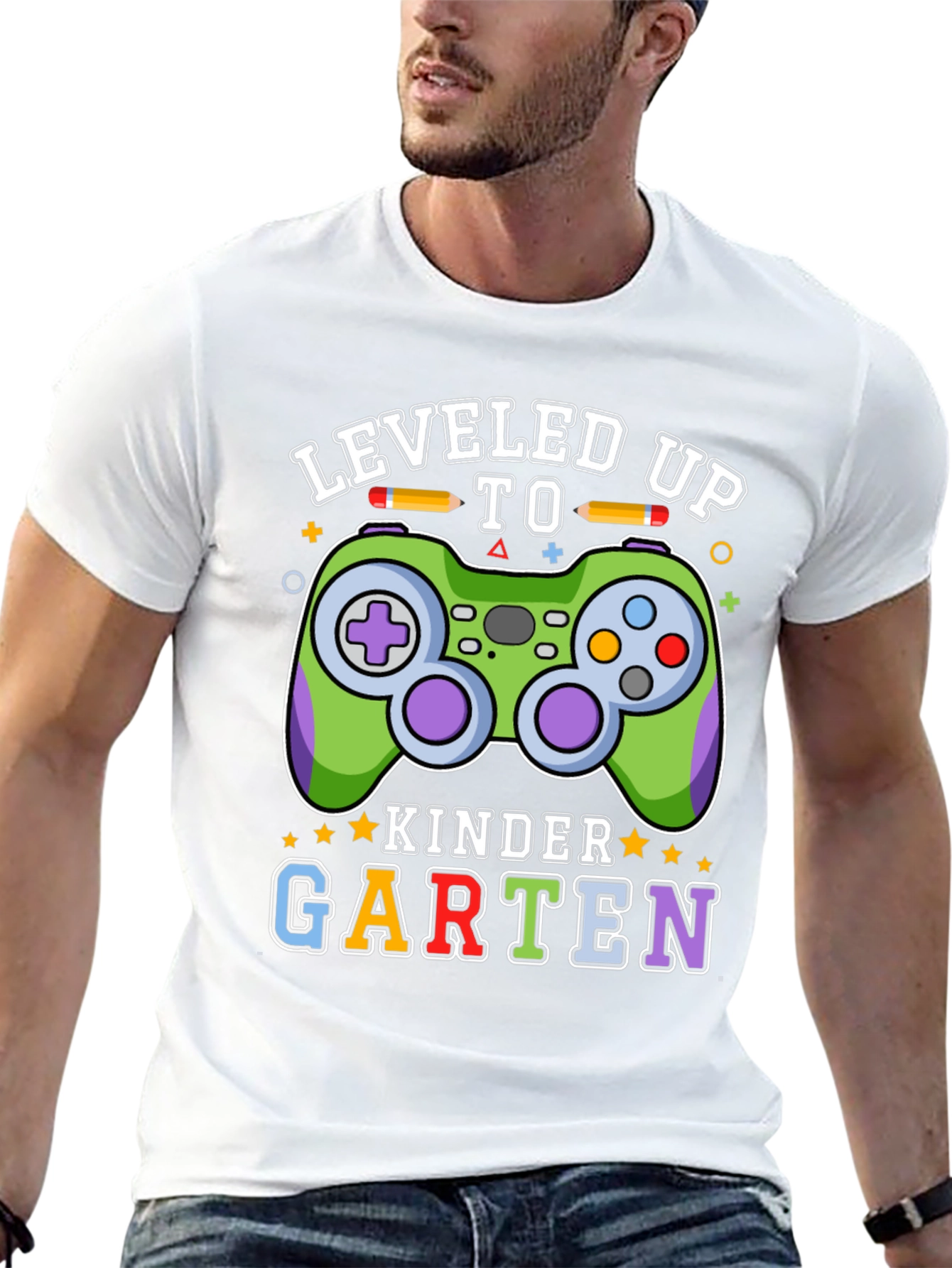 Leveled Up to Kindergarten Gamer T-Shirt
