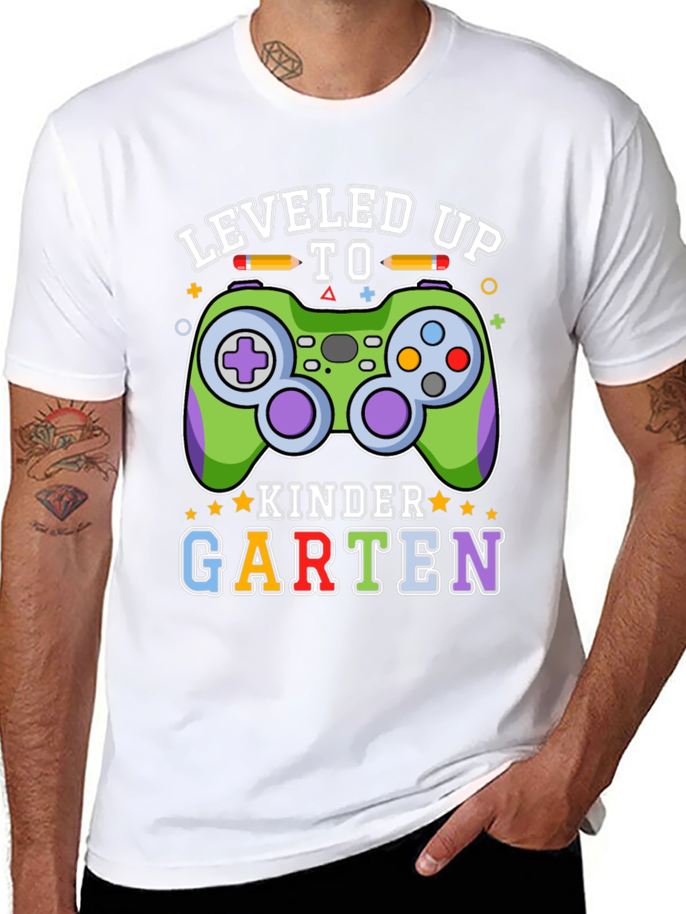 Leveled Up to Kindergarten Gamer T-Shirt