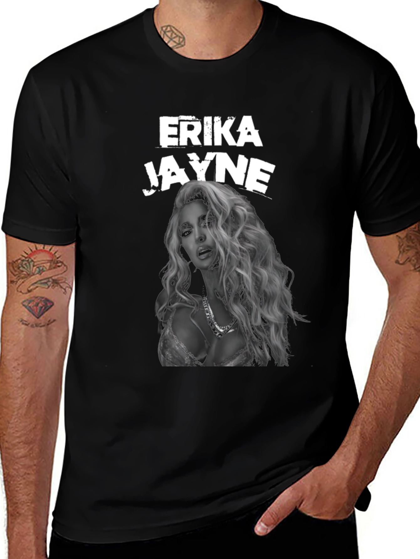Erika Jayne Graphic T-Shirt - Black