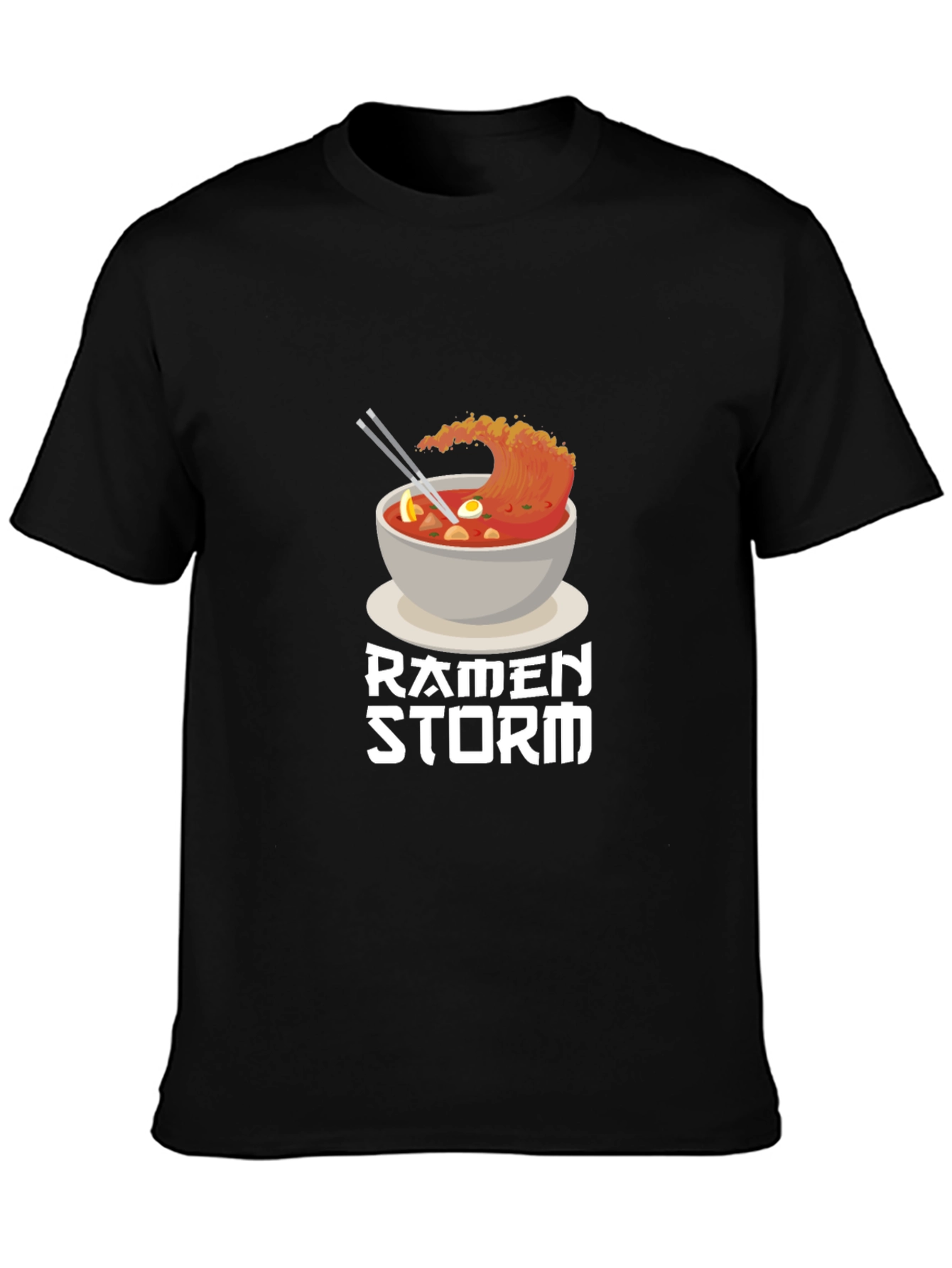 Ramen Storm T-Shirt - Unique Graphic Tee