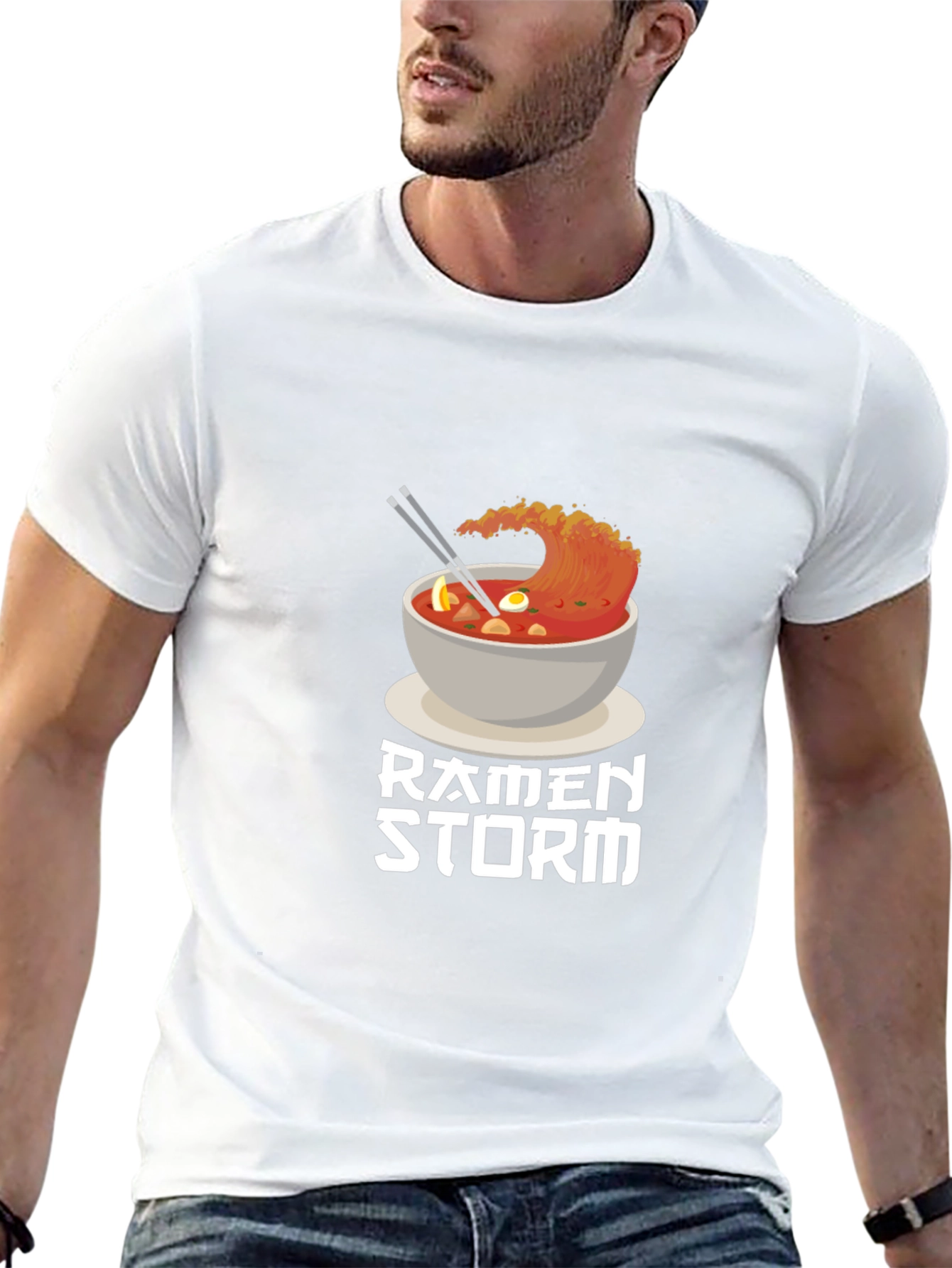 Ramen Storm T-Shirt - Unique Graphic Tee