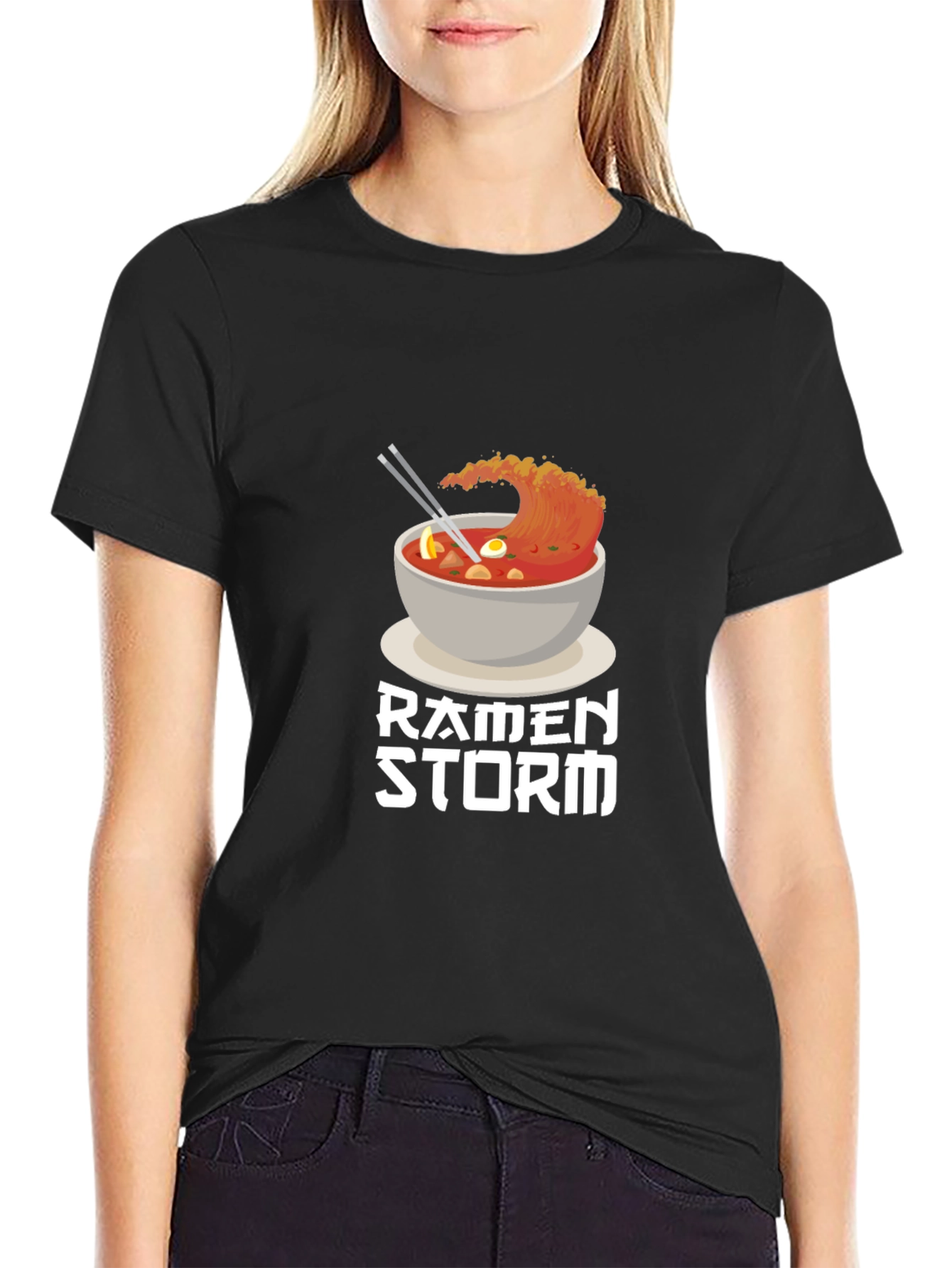 Ramen Storm T-Shirt - Unique Graphic Tee