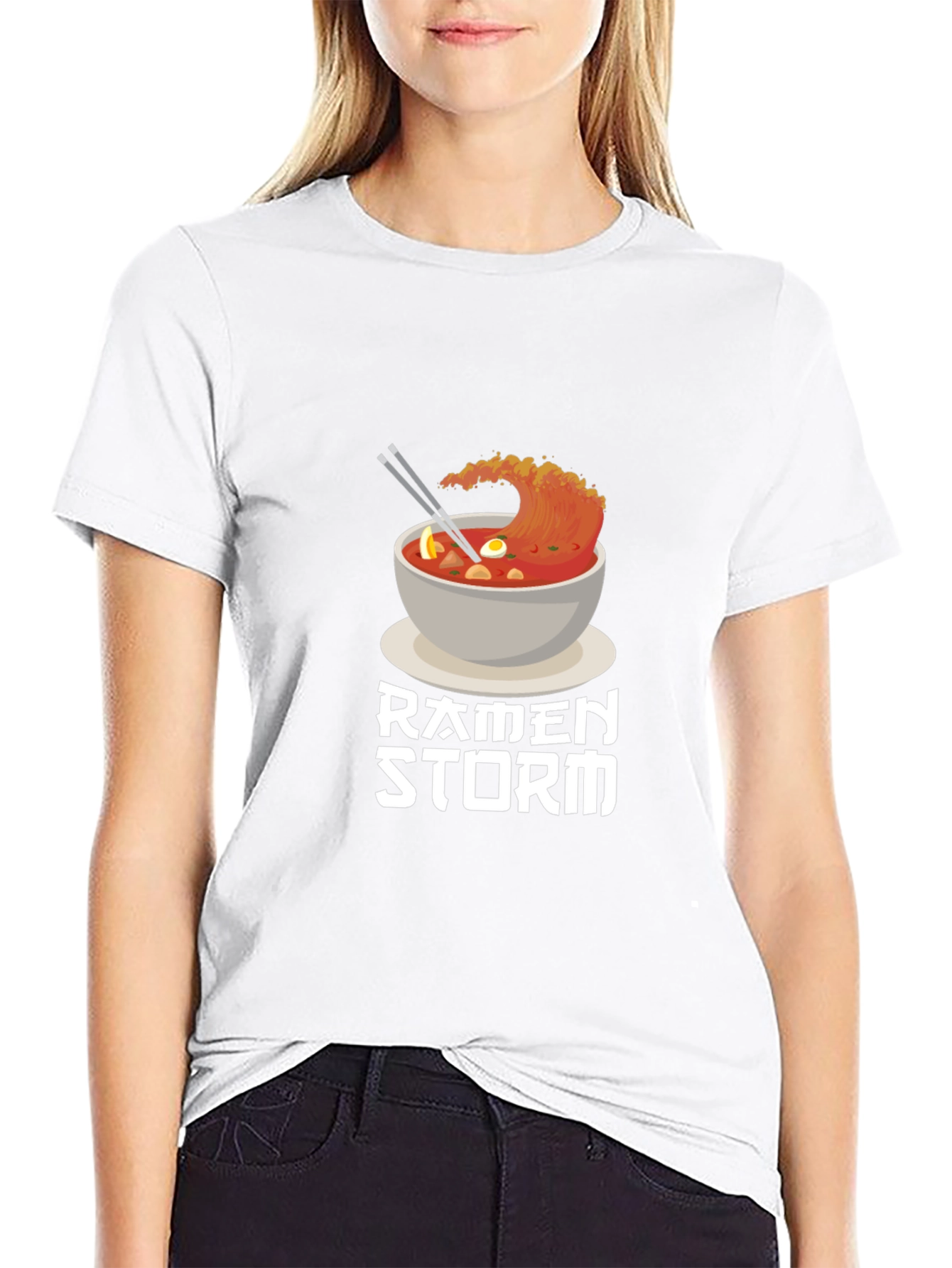 Ramen Storm T-Shirt - Unique Graphic Tee