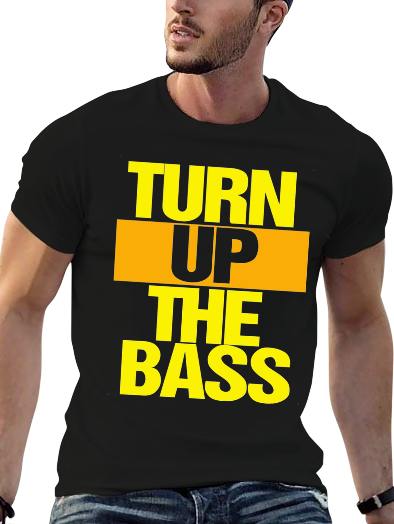 Turn Up The Bass Graphic T-Shirt