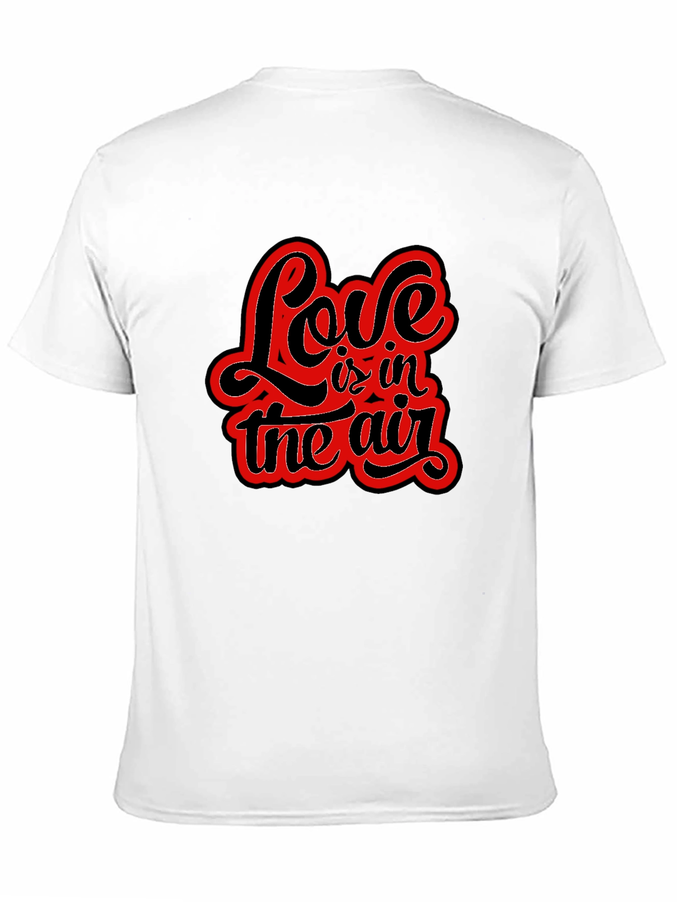 Love is in the Air Black Graphic Tee