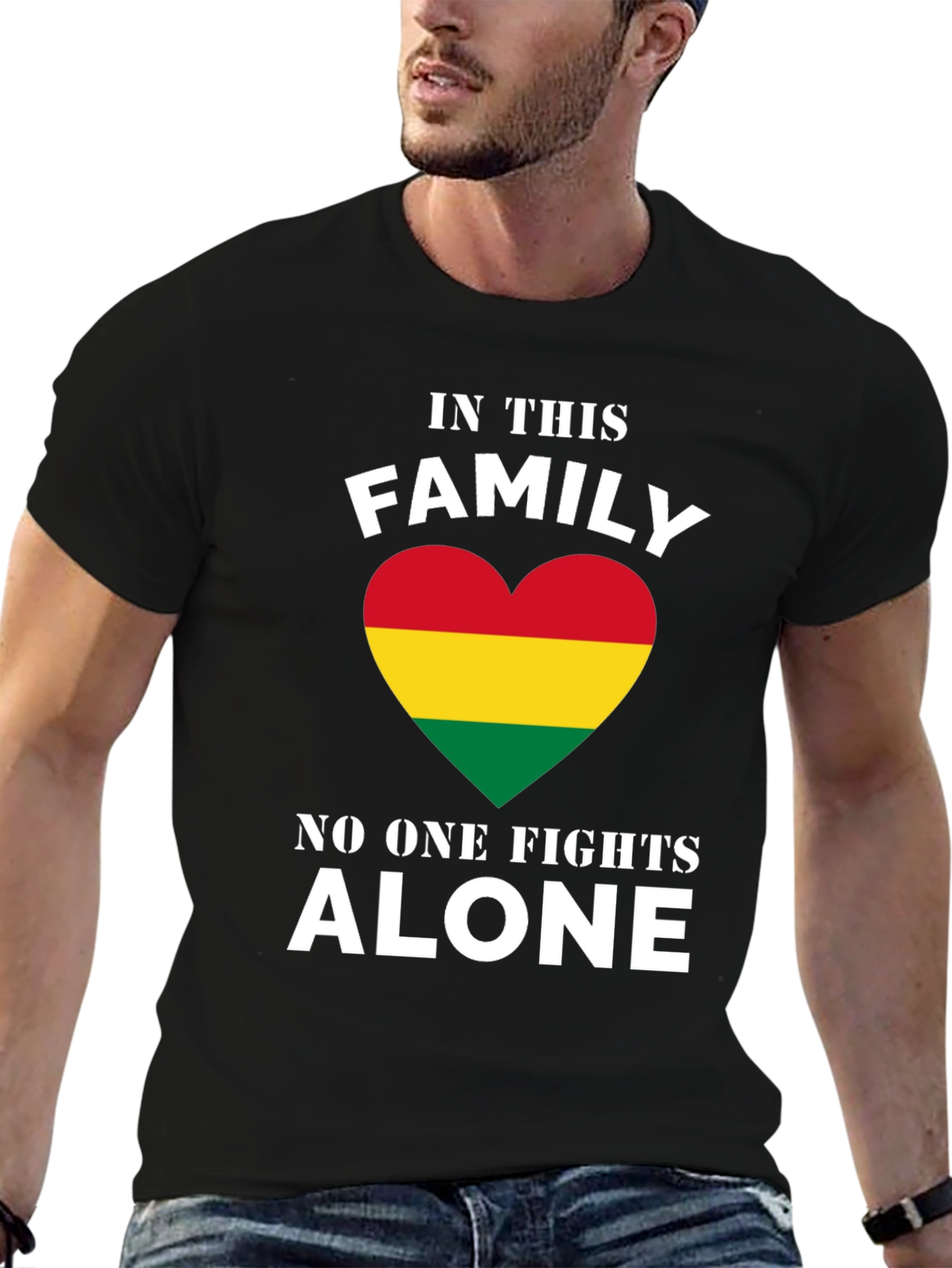 In This Family No One Fights Alone T-Shirt