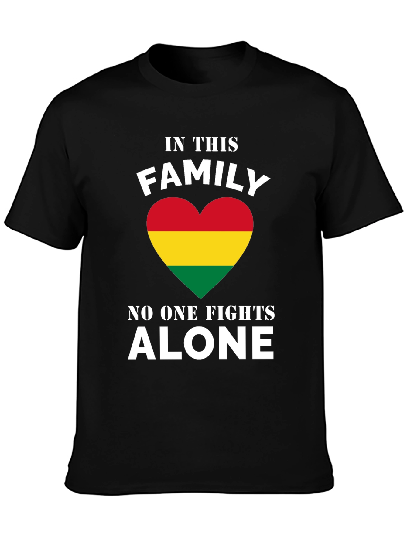 In This Family No One Fights Alone T-Shirt