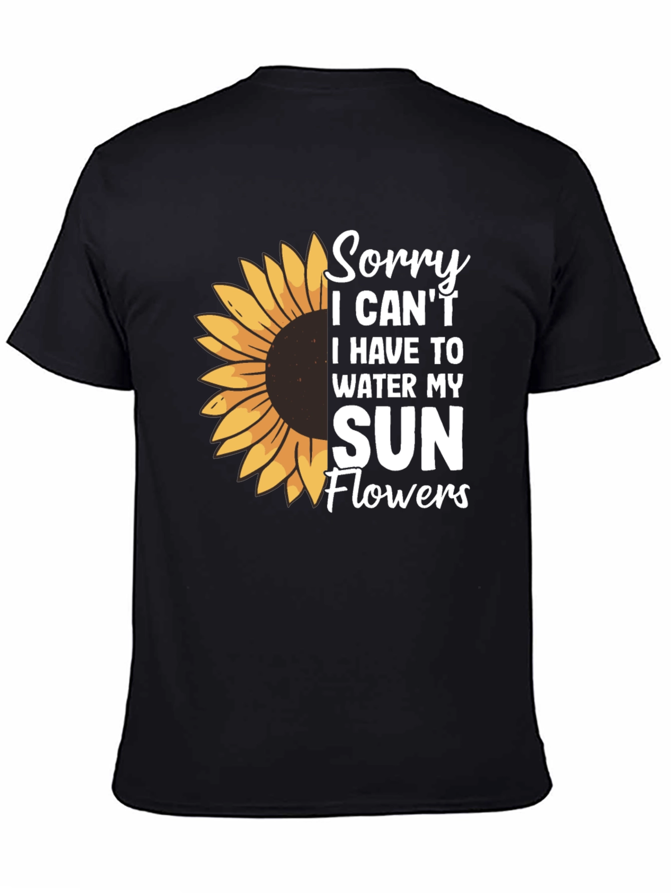 Sunflower Graphic T-Shirt - Gardeners Humor Tee