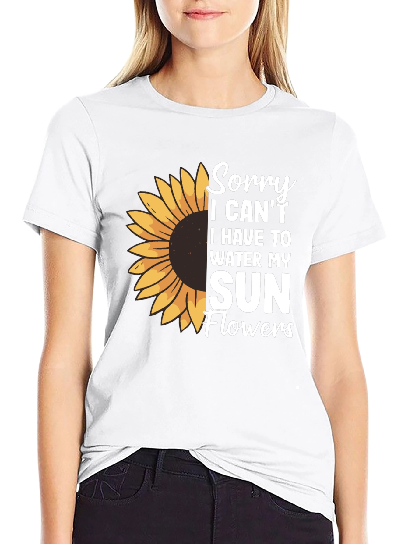 Sunflower Graphic T-Shirt - Gardeners Humor Tee