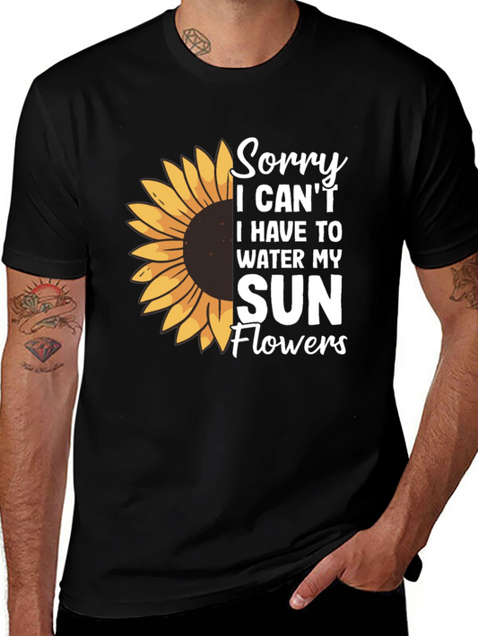 Sunflower Graphic T-Shirt - Gardeners Humor Tee