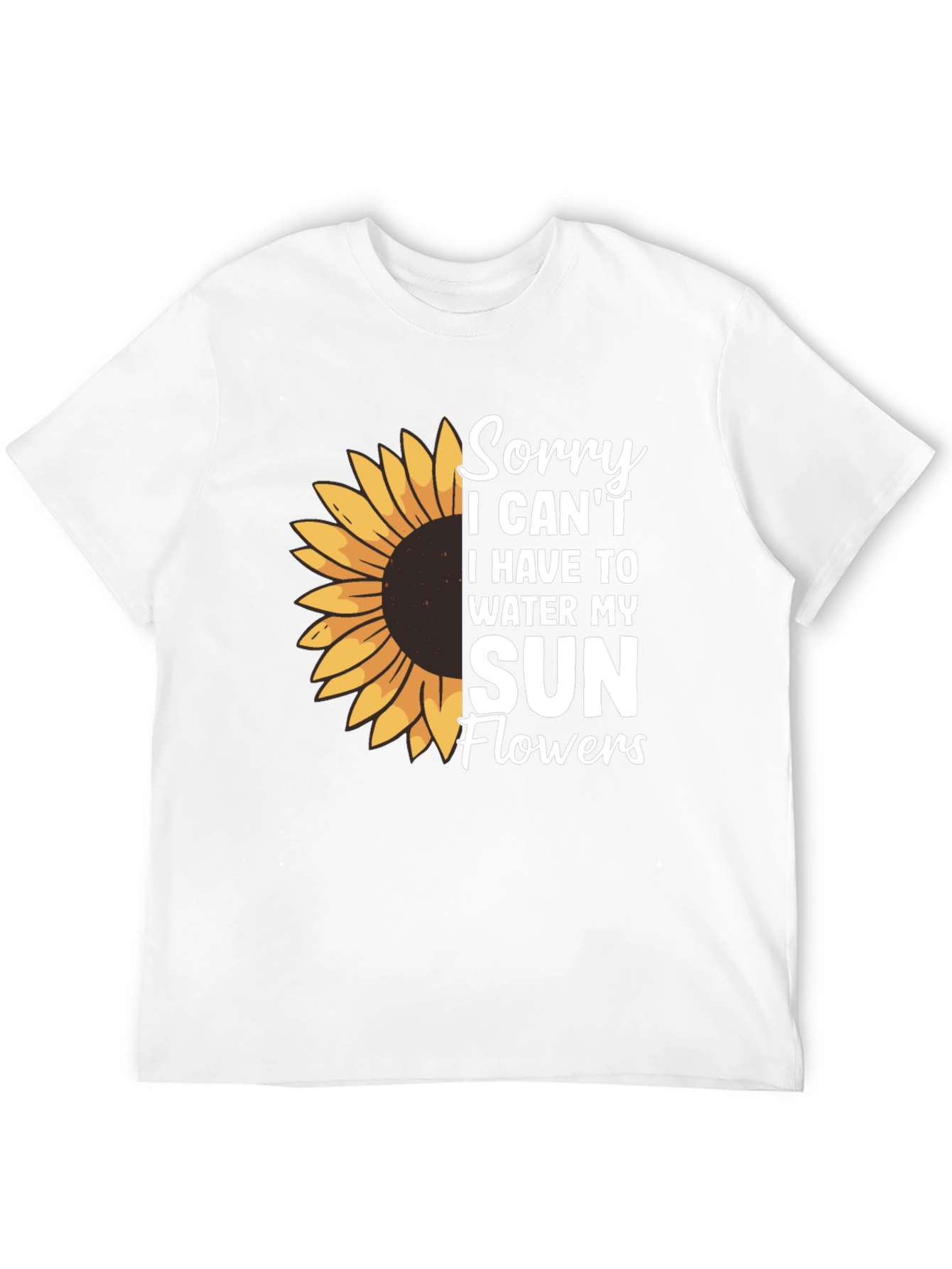 Sunflower Graphic T-Shirt - Gardeners Humor Tee
