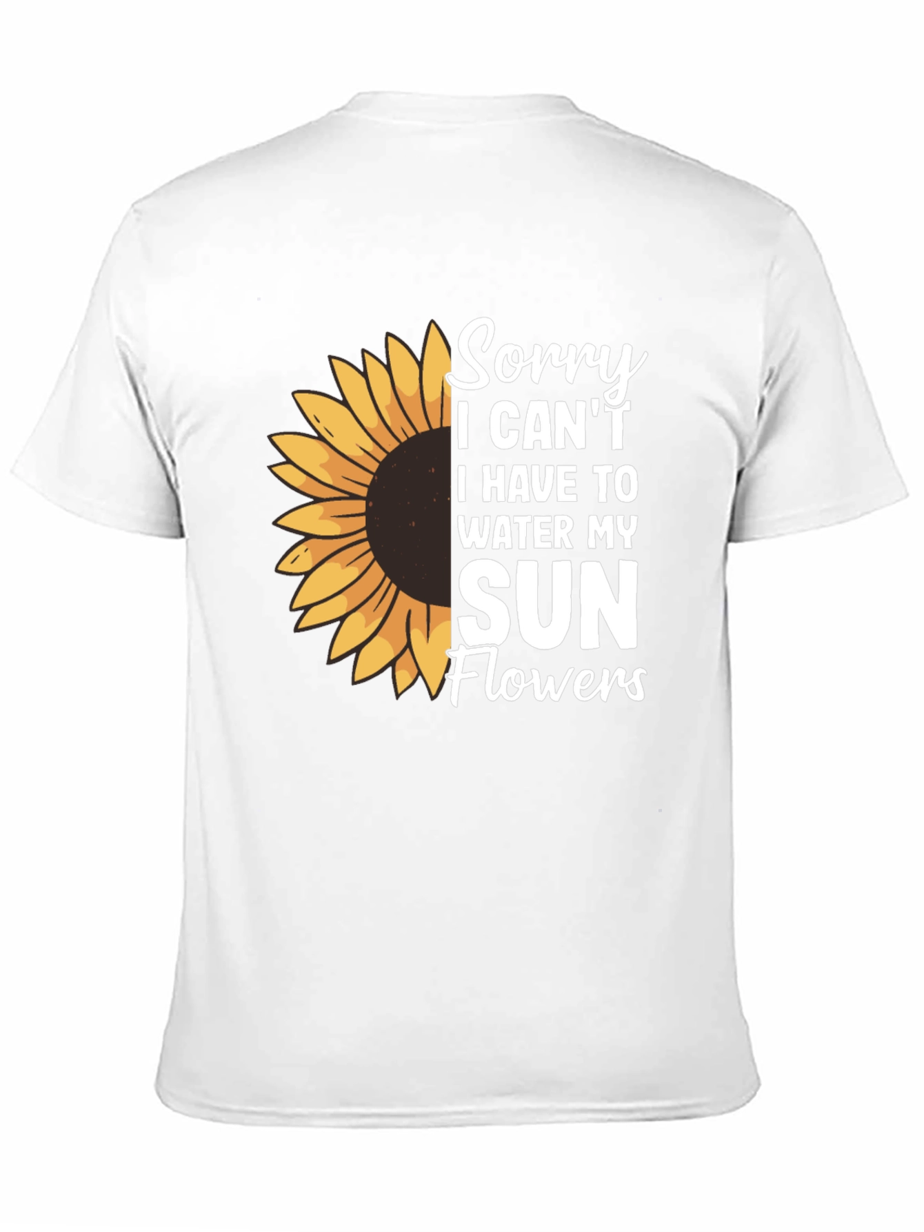 Sunflower Graphic T-Shirt - Gardeners Humor Tee