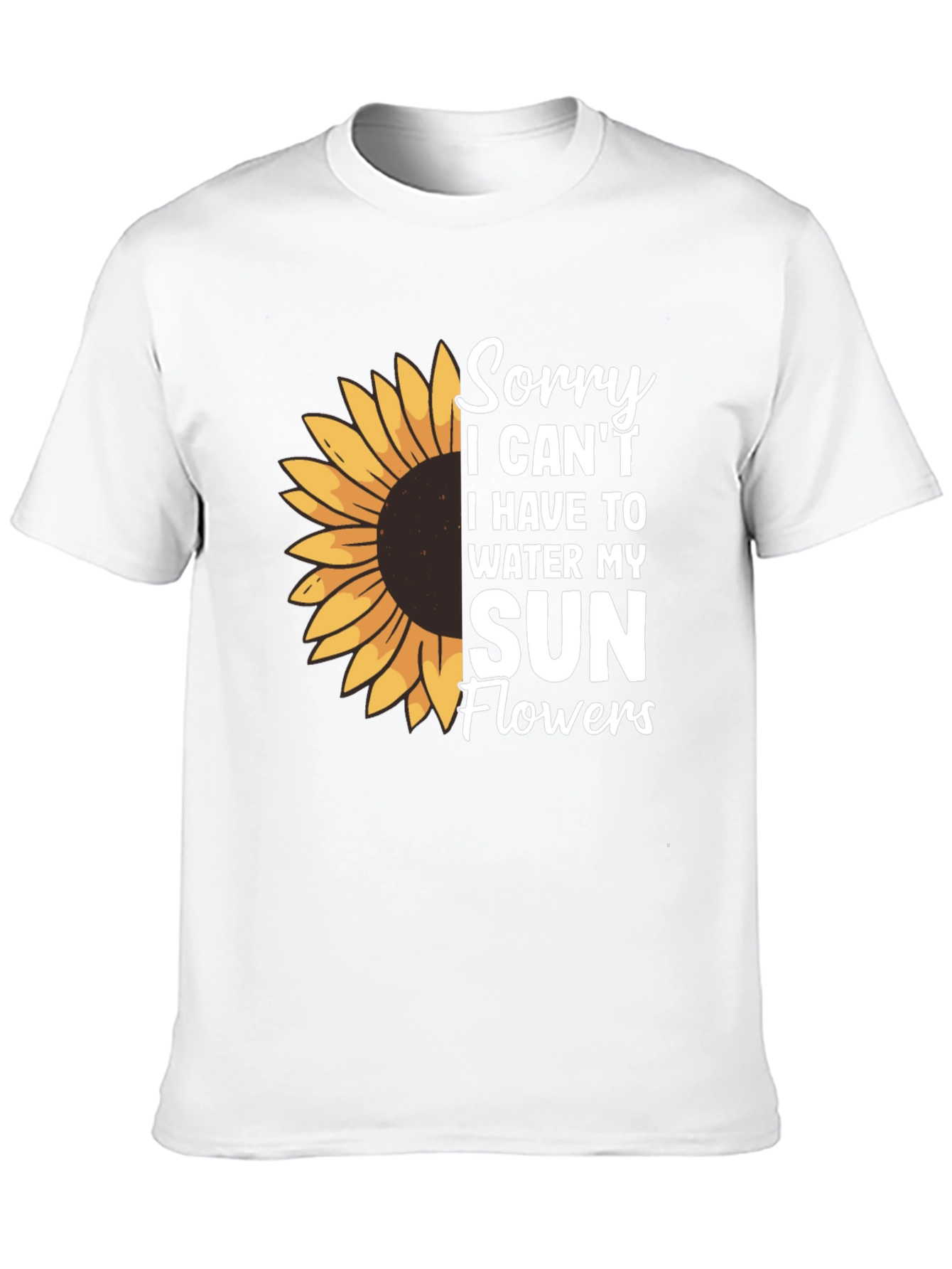 Sunflower Graphic T-Shirt - Gardeners Humor Tee