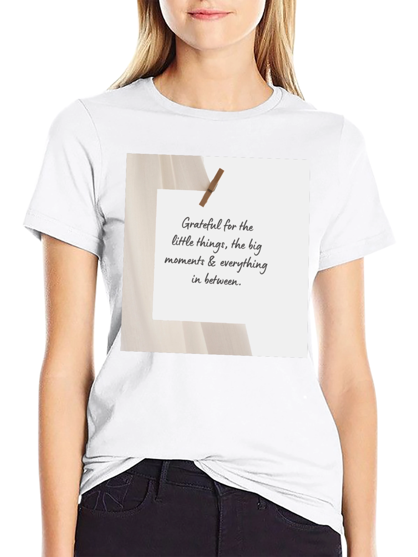 Grateful Moments Black T-Shirt