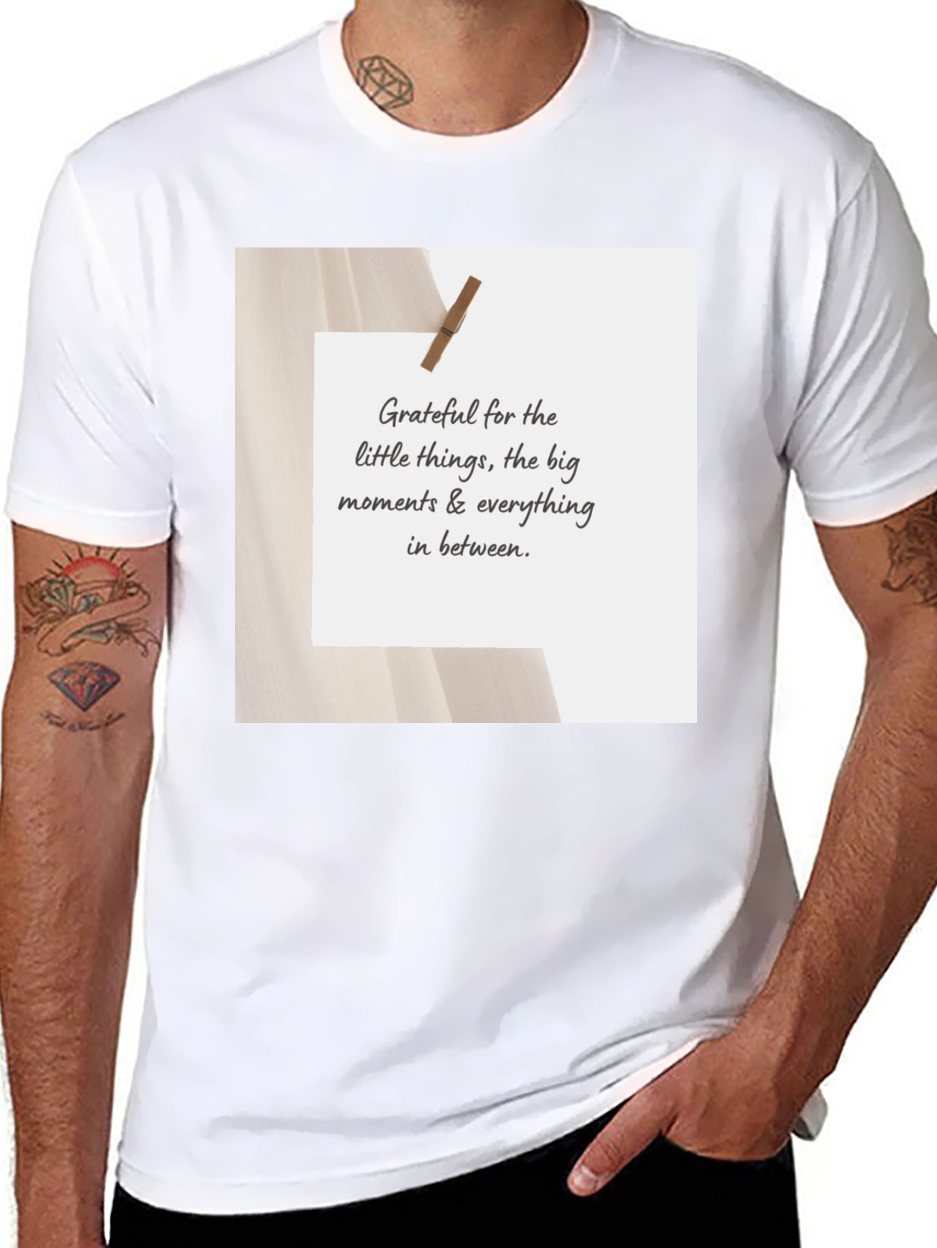 Grateful Moments Black T-Shirt
