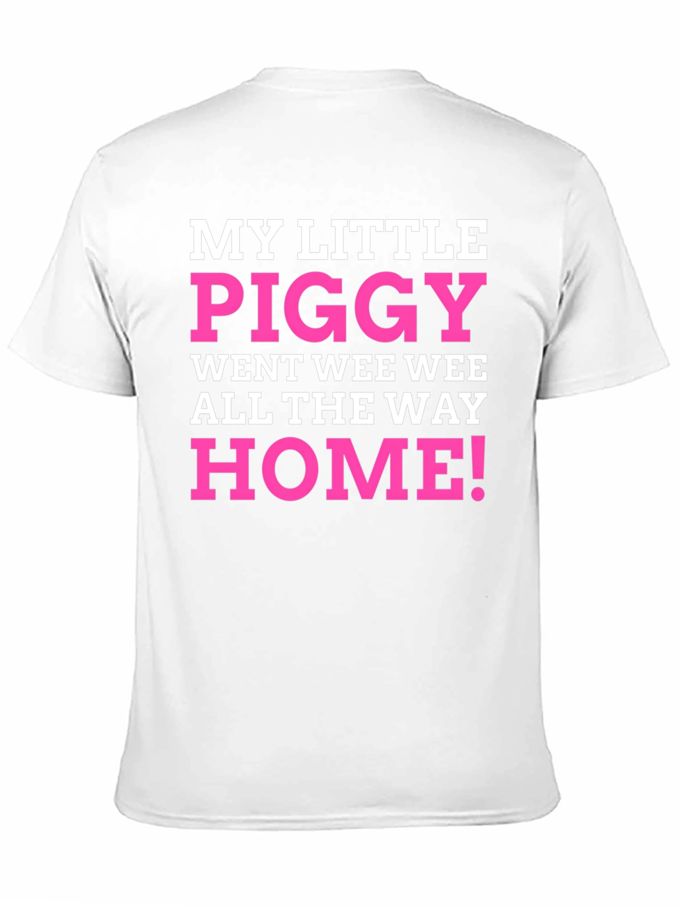 My Little Piggy Funny Graphic Tee