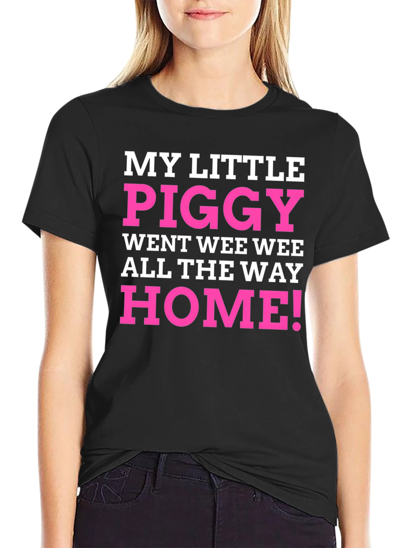 My Little Piggy Funny Graphic Tee