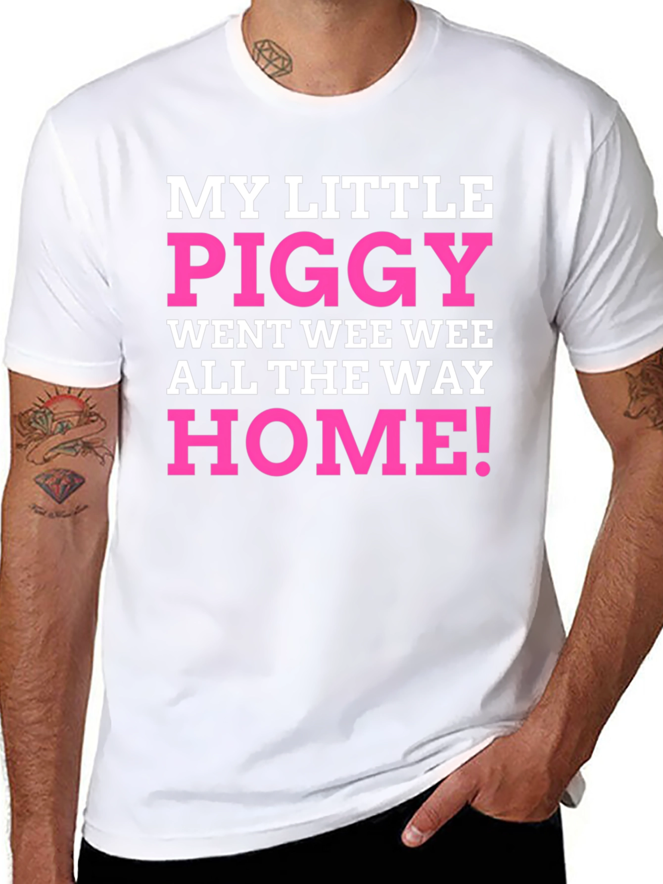 My Little Piggy Funny Graphic Tee