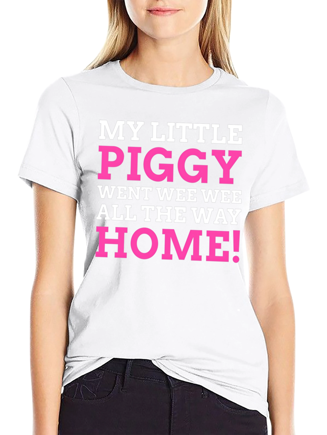 My Little Piggy Funny Graphic Tee
