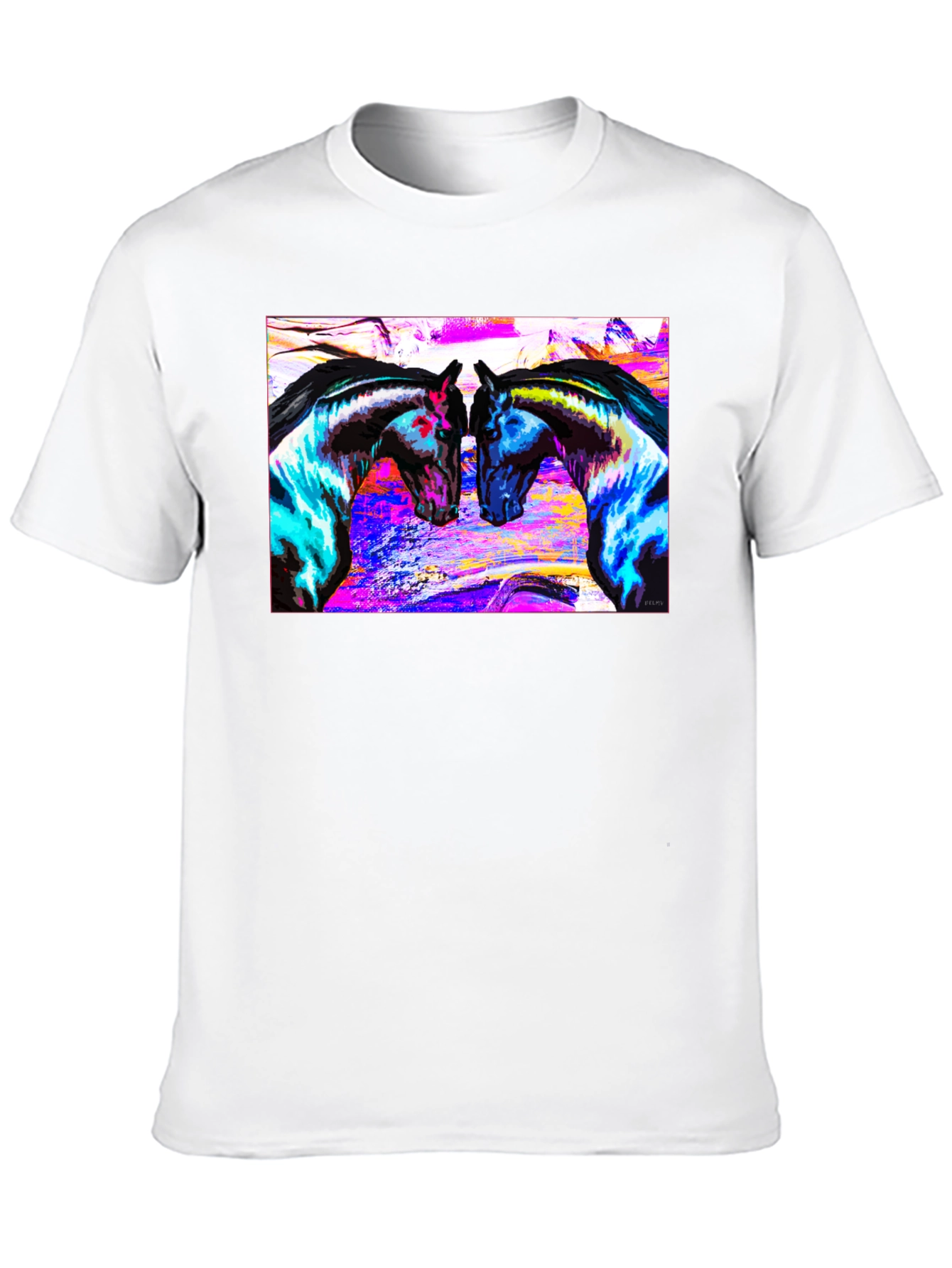 Vibrant Horse Art T-Shirt