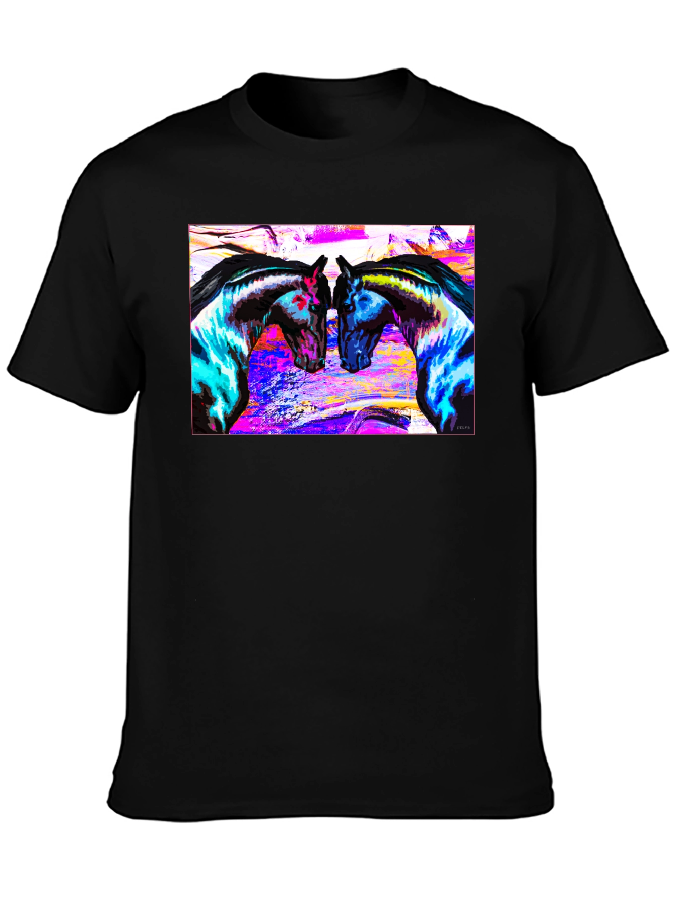 Vibrant Horse Art T-Shirt