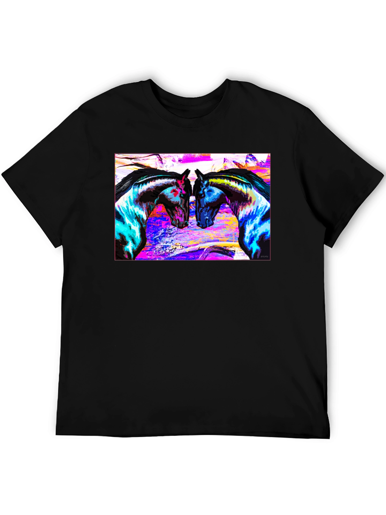 Vibrant Horse Art T-Shirt
