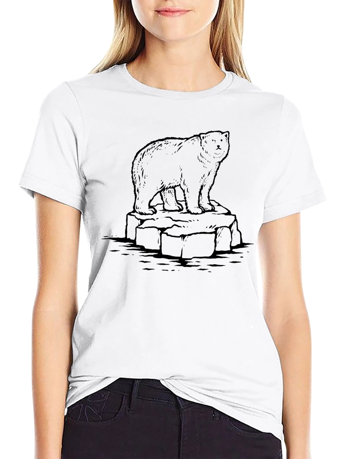 Bear Graphic Tee - Mens Black T-Shirt
