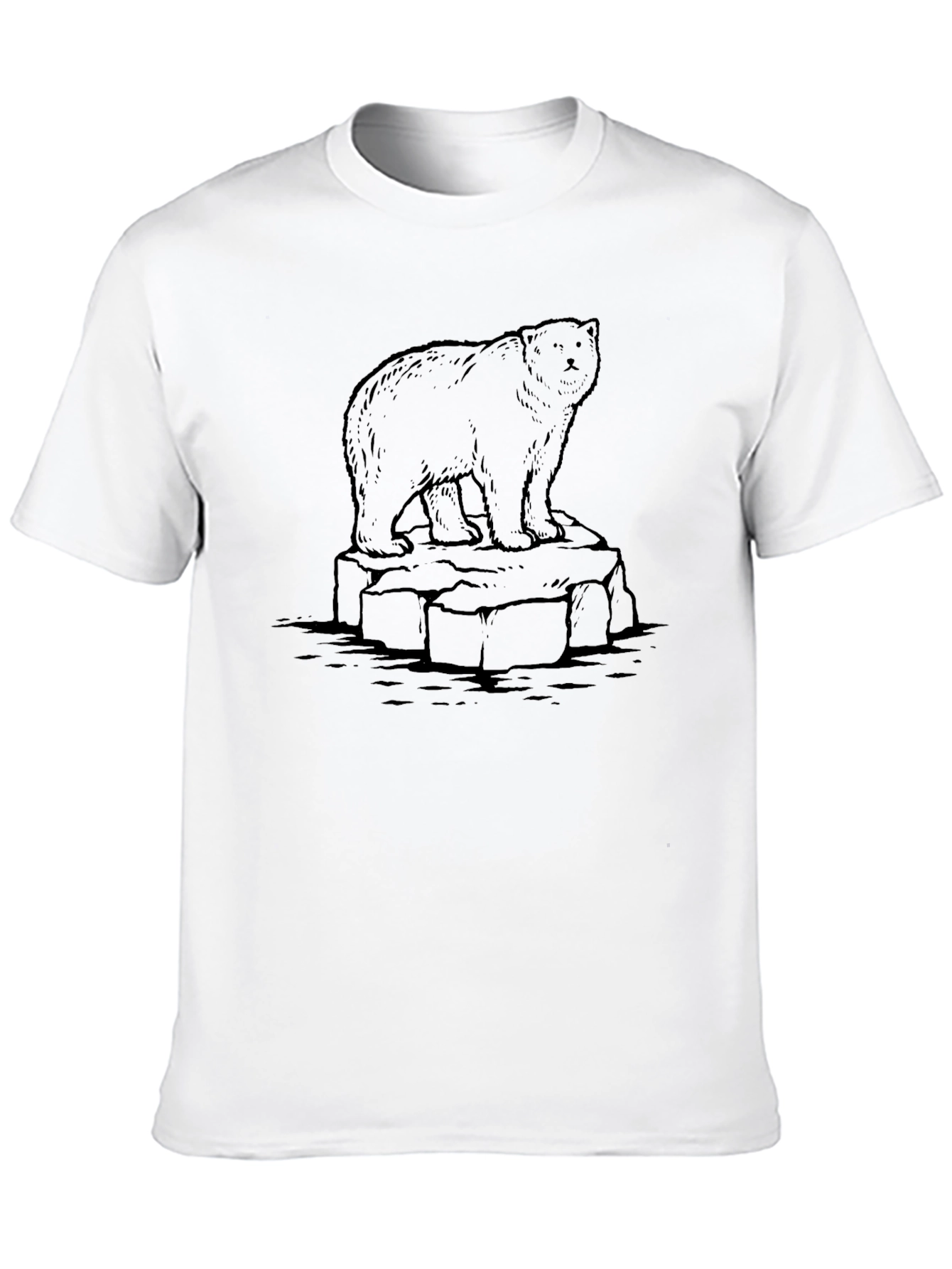 Bear Graphic Tee - Mens Black T-Shirt