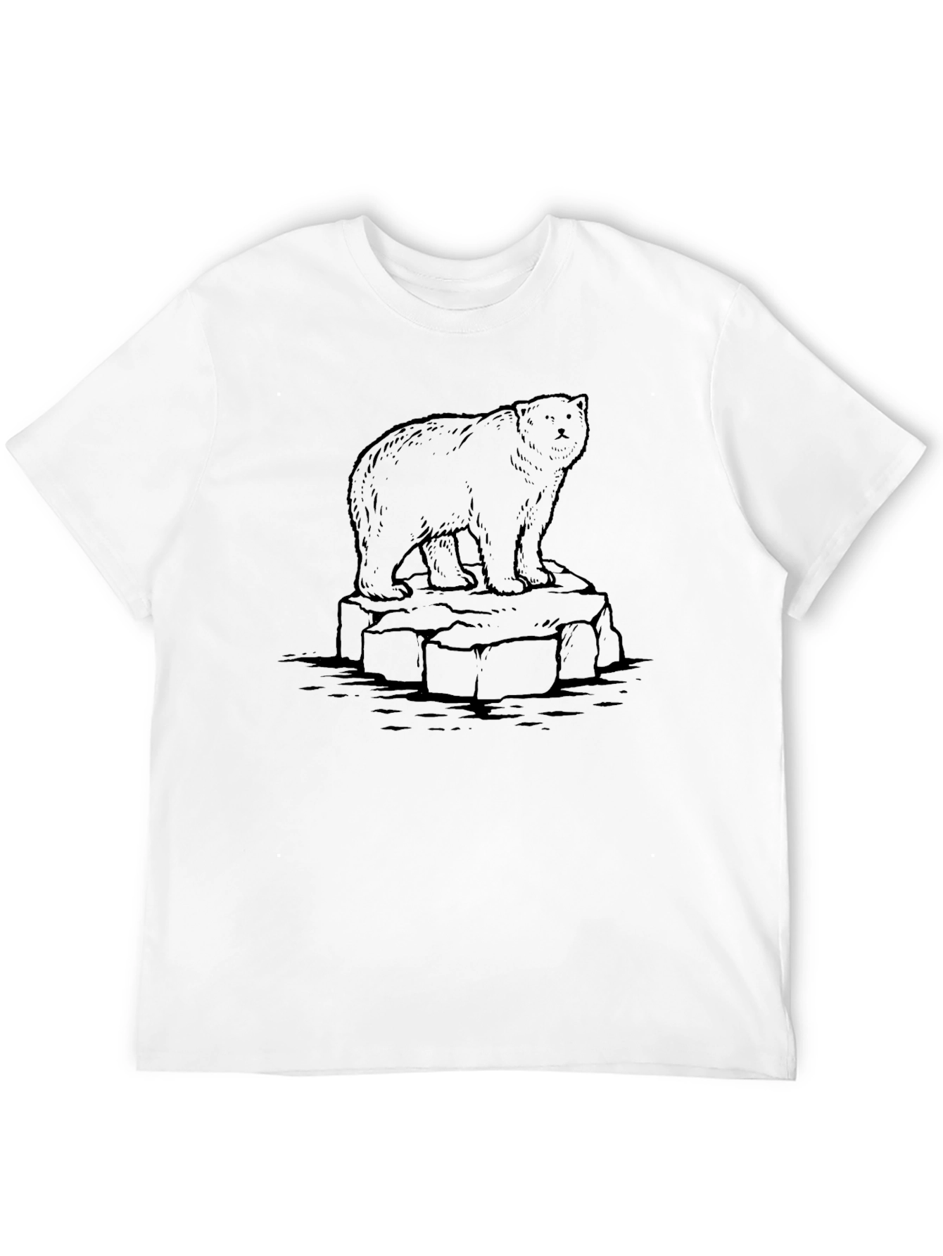Bear Graphic Tee - Mens Black T-Shirt