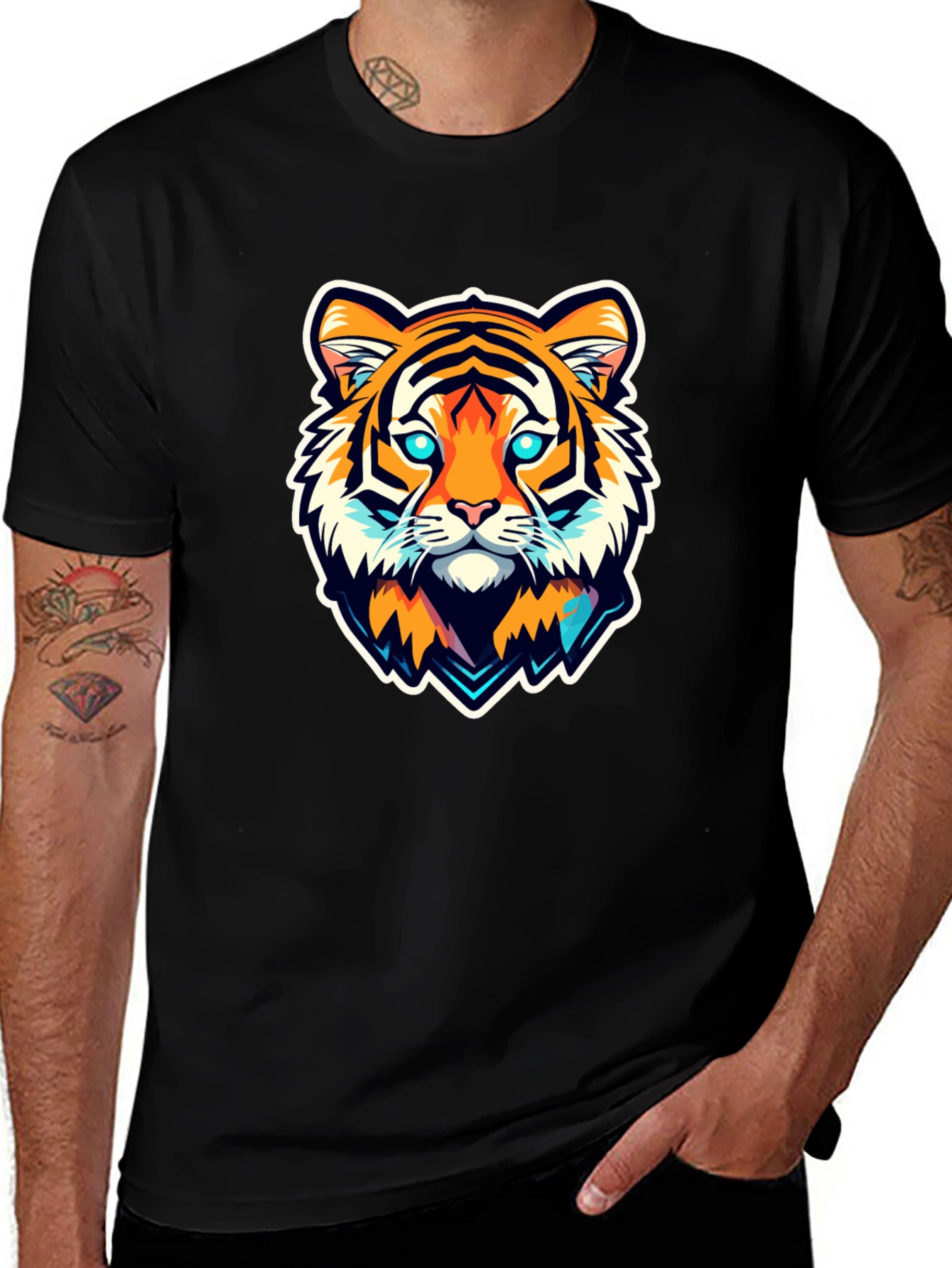 Tiger Graphic Print Tee