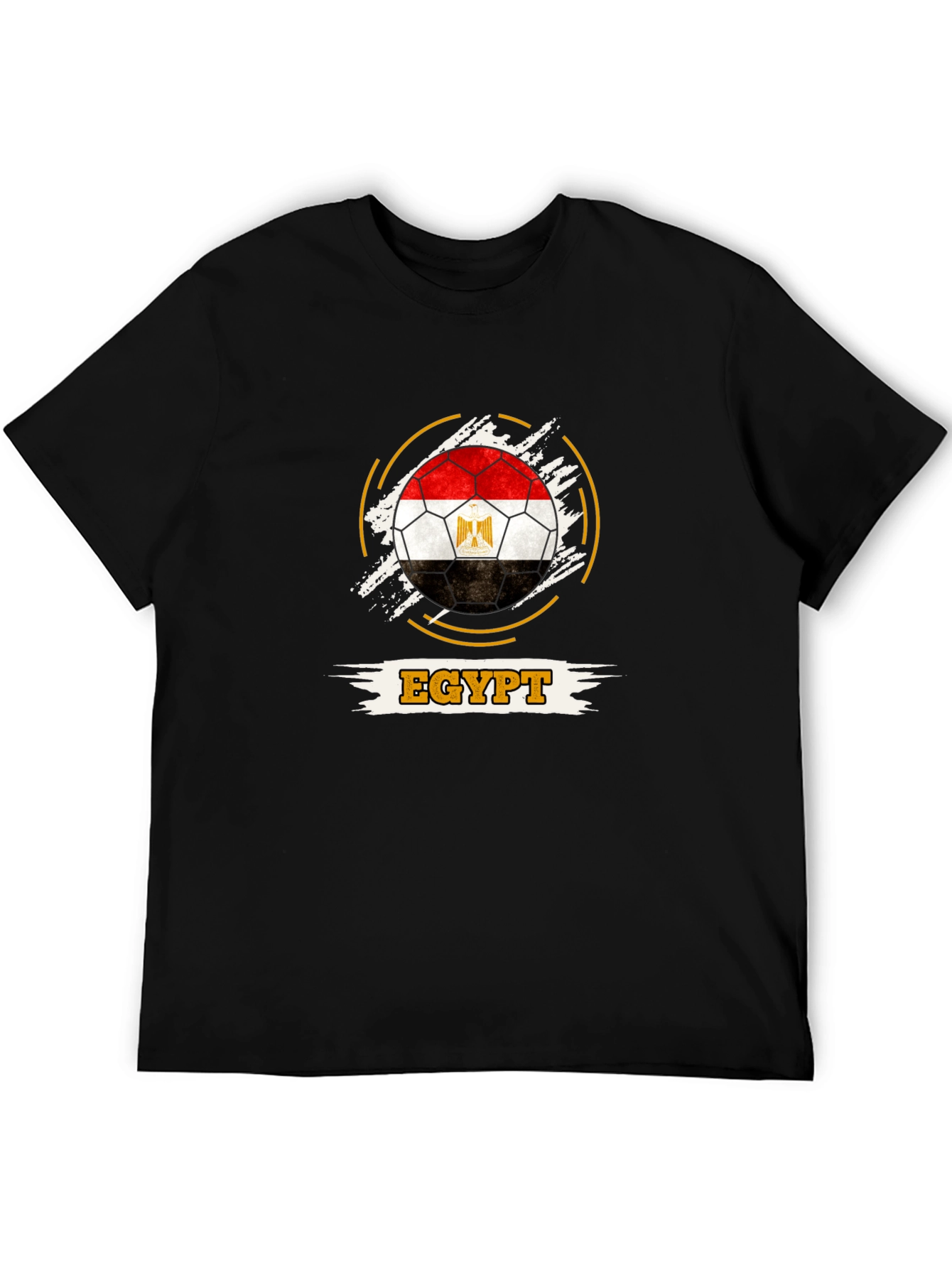 Egypt Soccer Ball Graphic T-Shirt